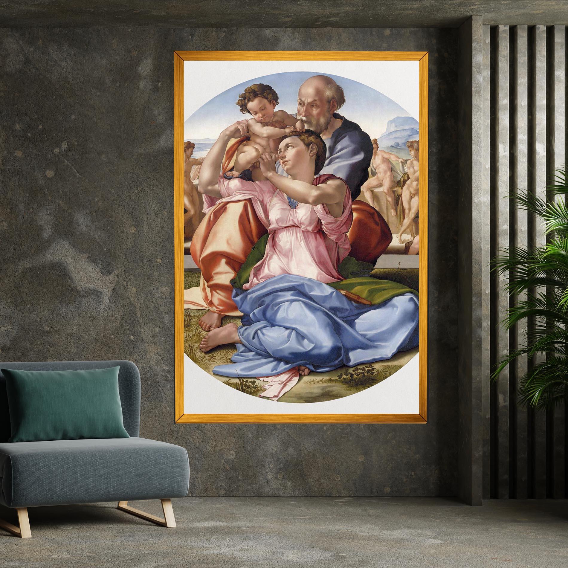 Vászonkép Doni Tondo mockup 7