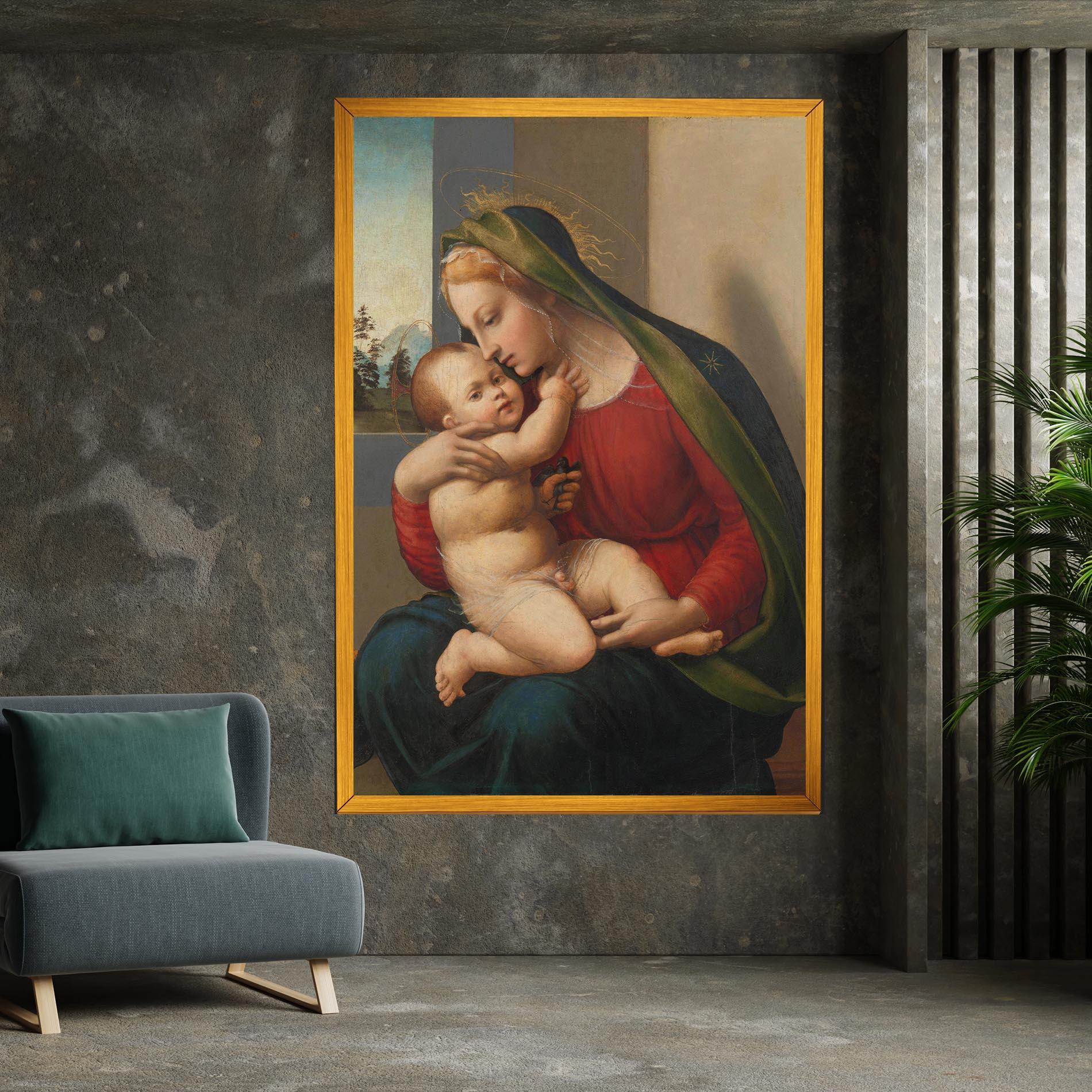 Vászonkép Madonna And Child mockup 7