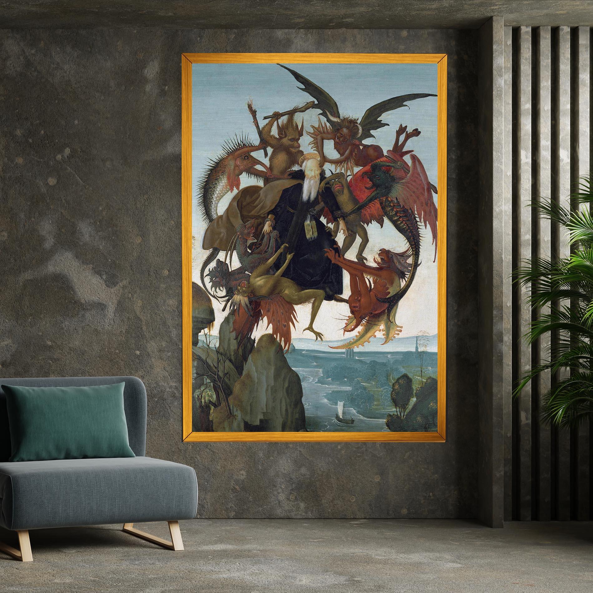 Vászonkép Torment Of Saint mockup 7