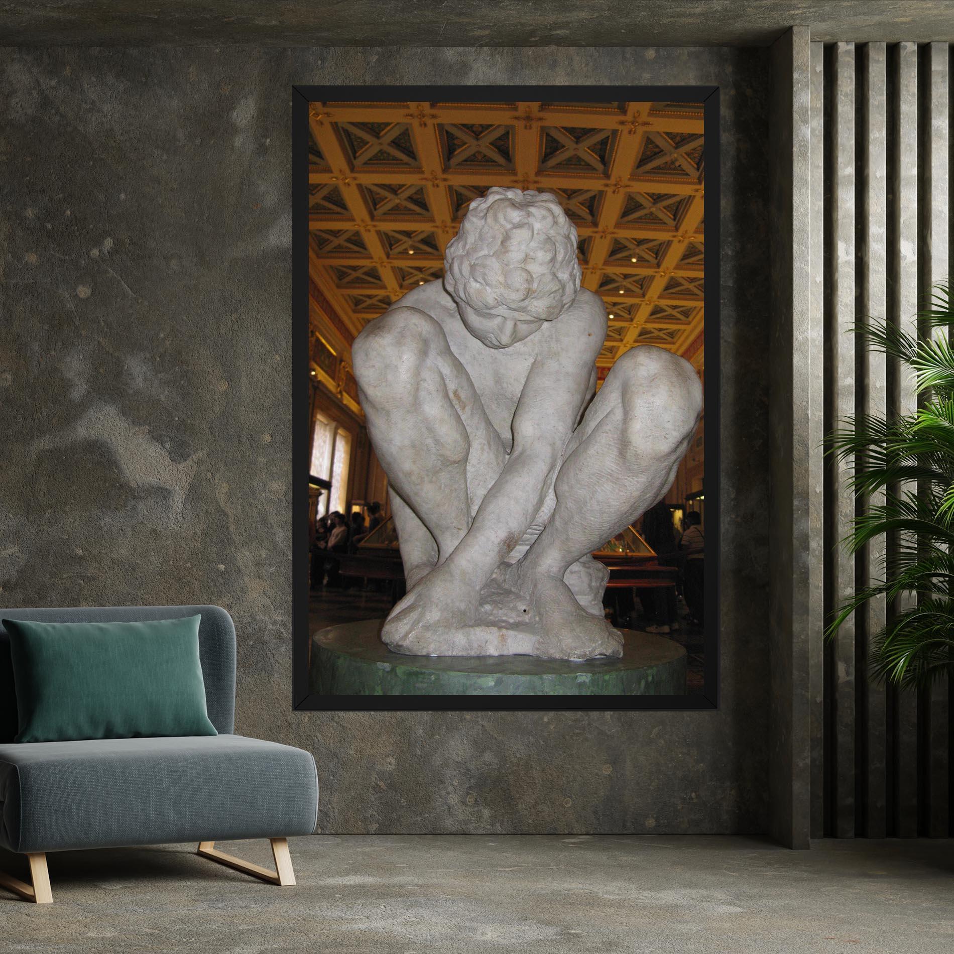 Vászonkép Crouching Boy mockup 7