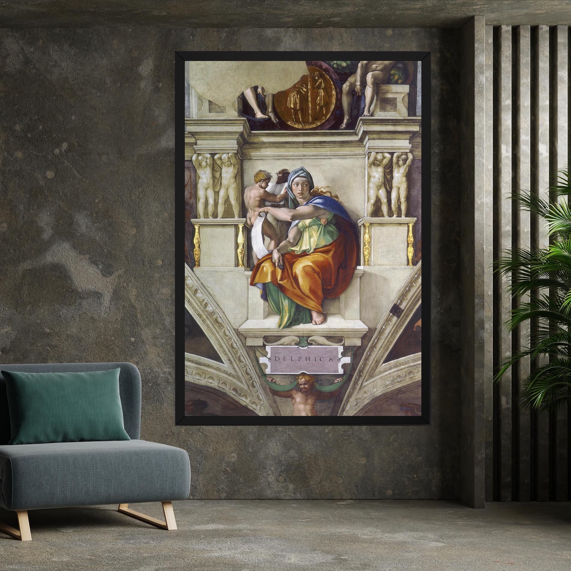 Vászonkép Delphic Sibyl mockup 7
