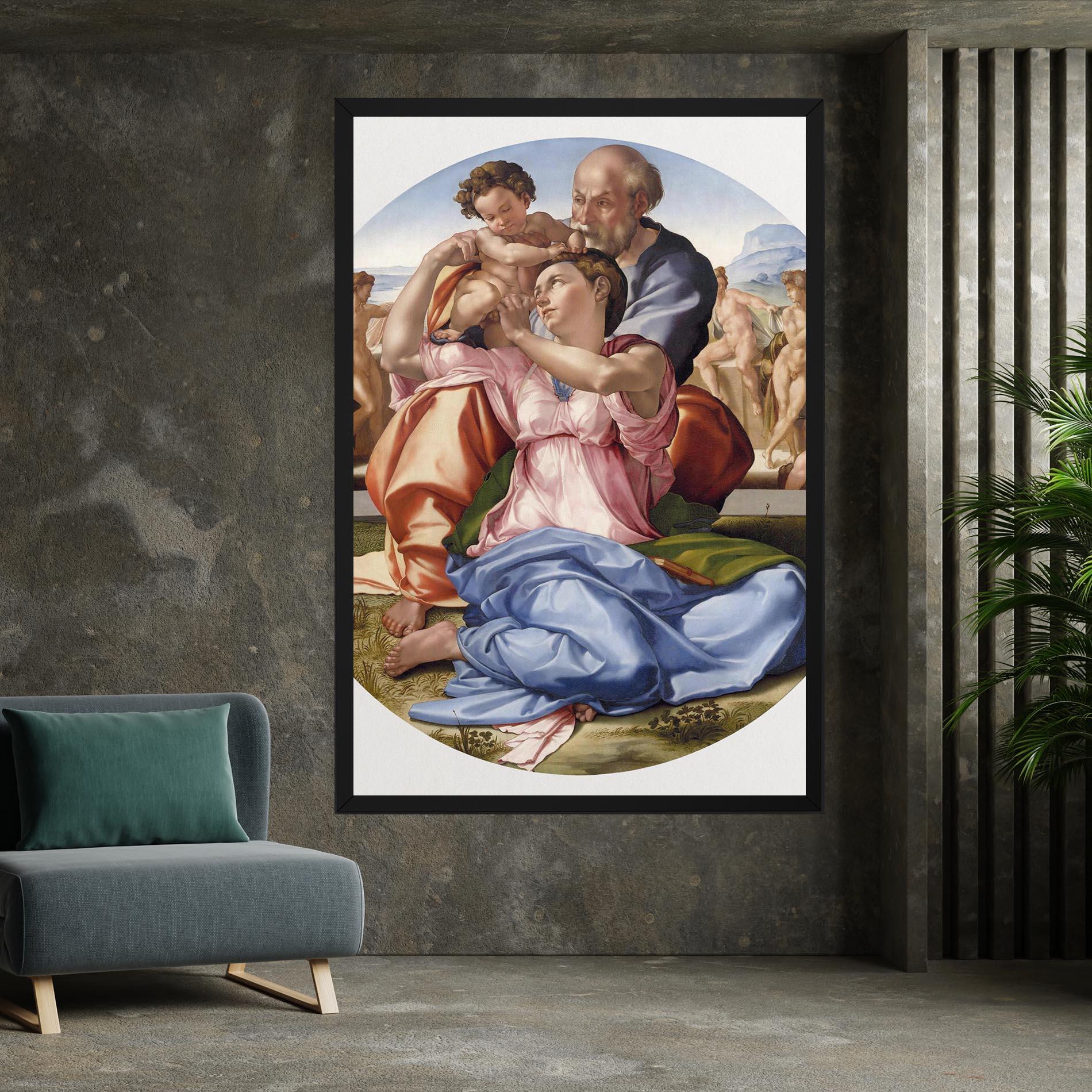 Vászonkép Doni Tondo mockup 7