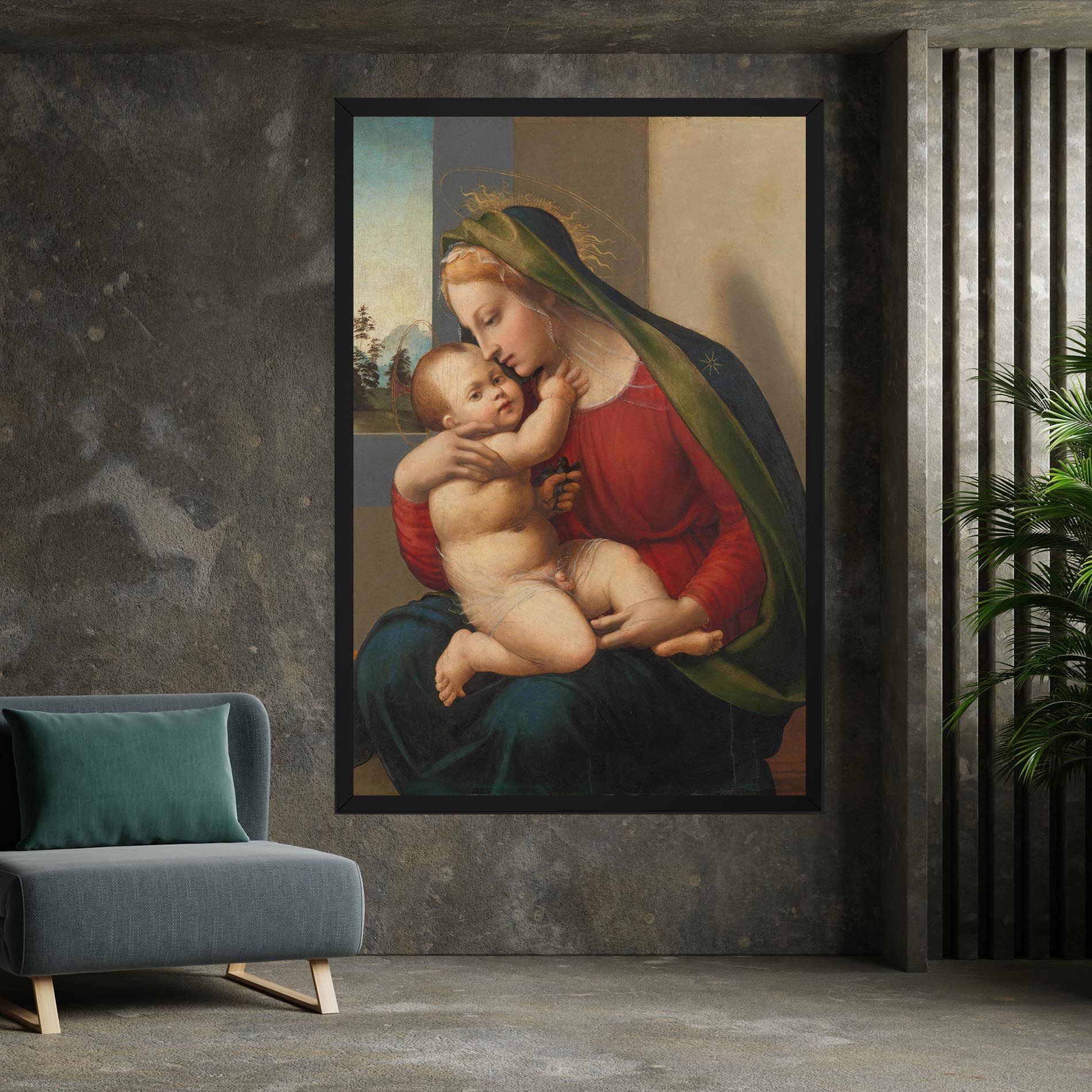 Madonna And Child mockup 7