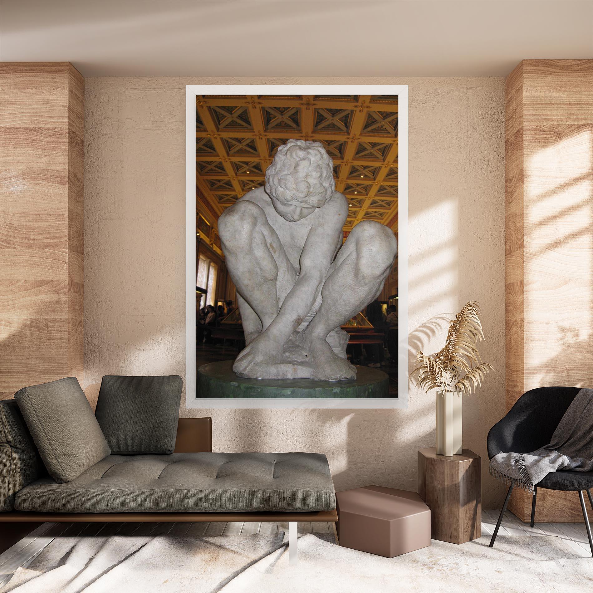 Vászonkép Crouching Boy mockup 8