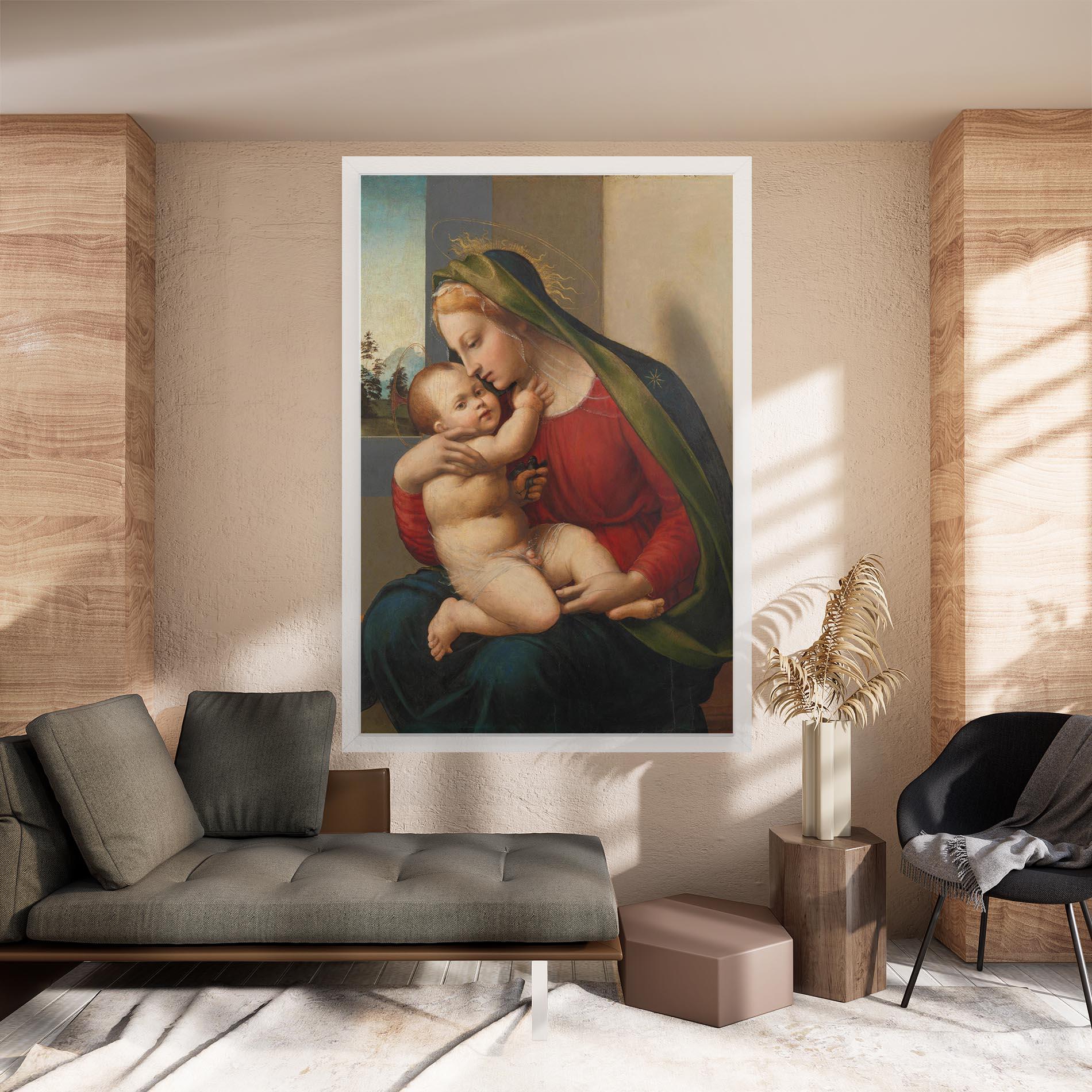Vászonkép Madonna And Child mockup 8