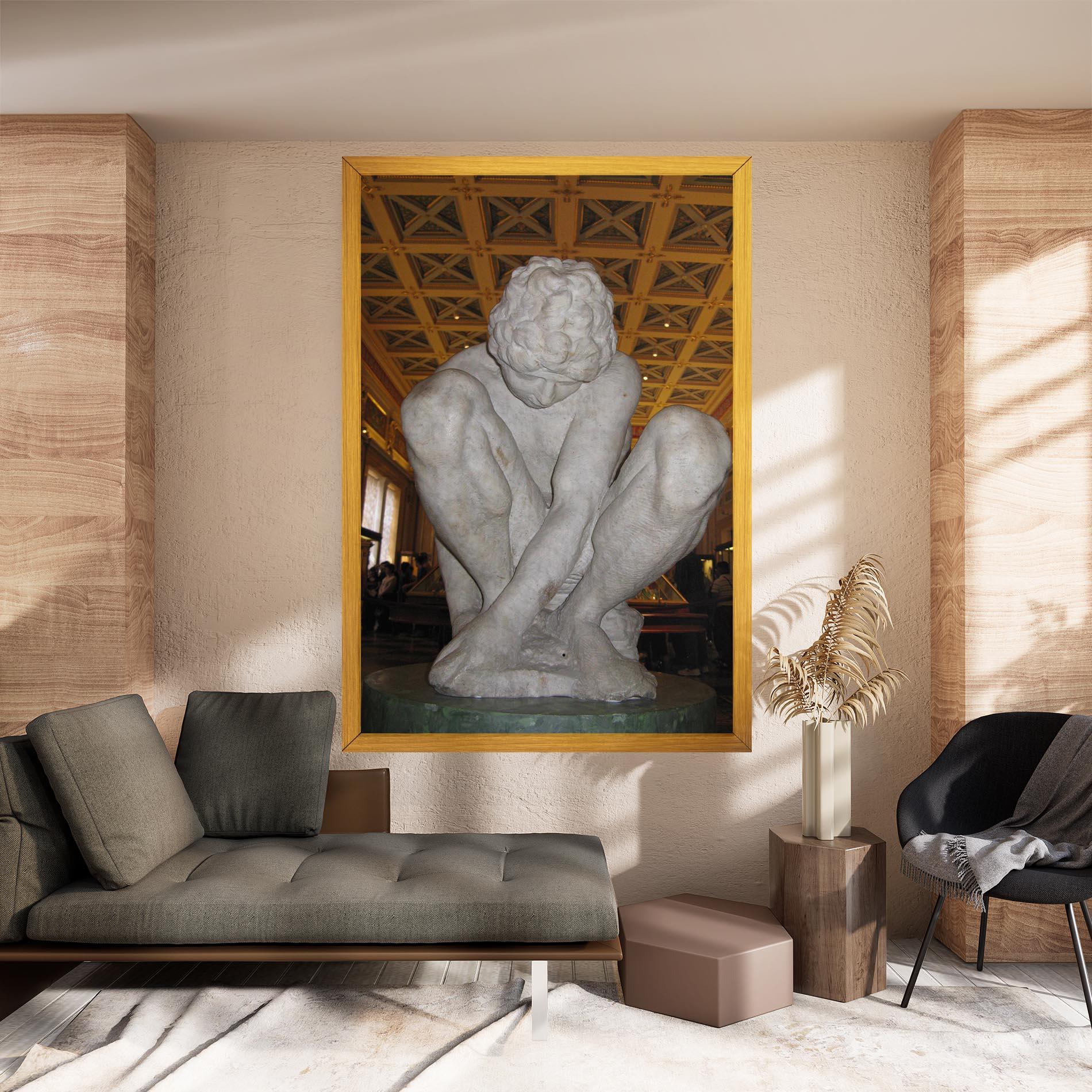 Vászonkép Crouching Boy mockup 8