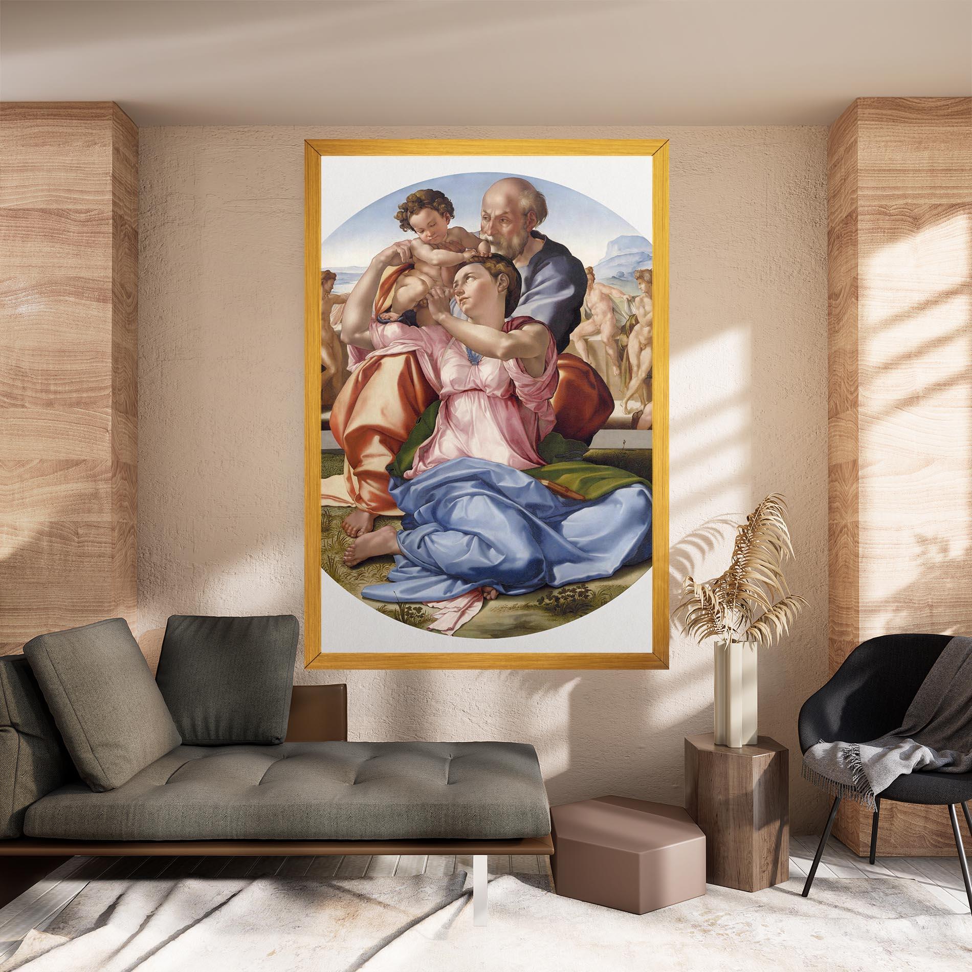 Vászonkép Doni Tondo mockup 8