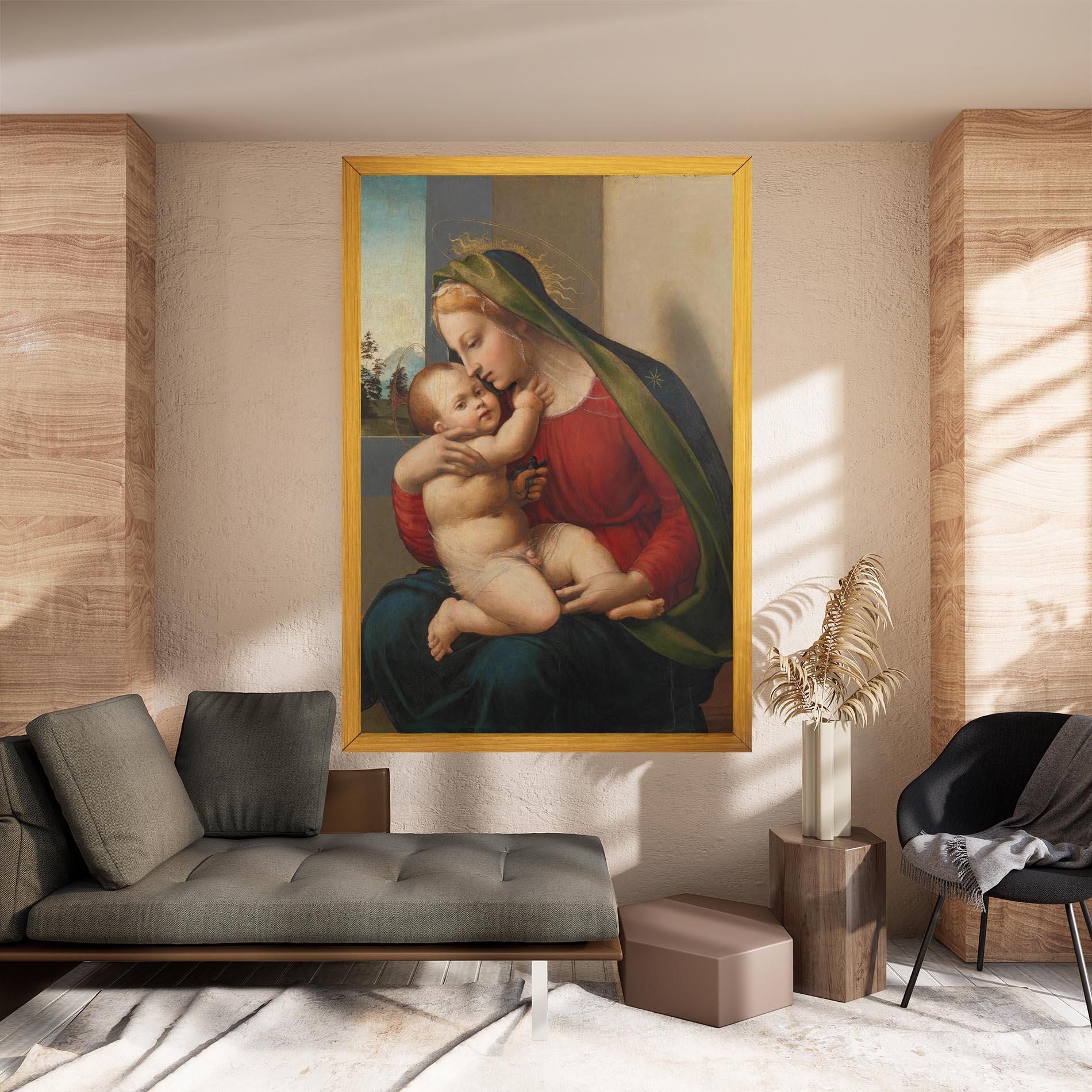 Vászonkép Madonna And Child mockup 8