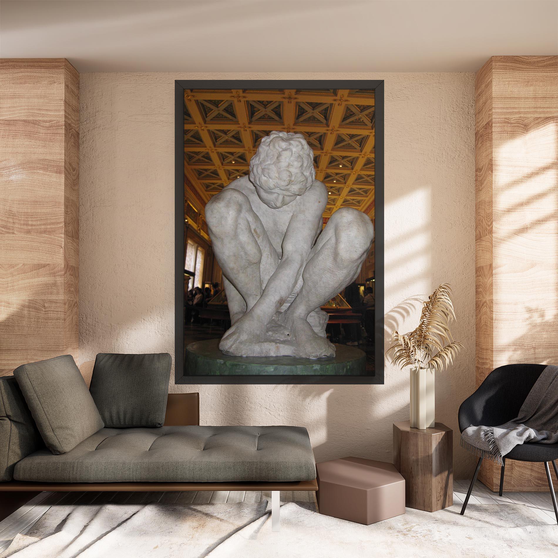 Vászonkép Crouching Boy mockup 8