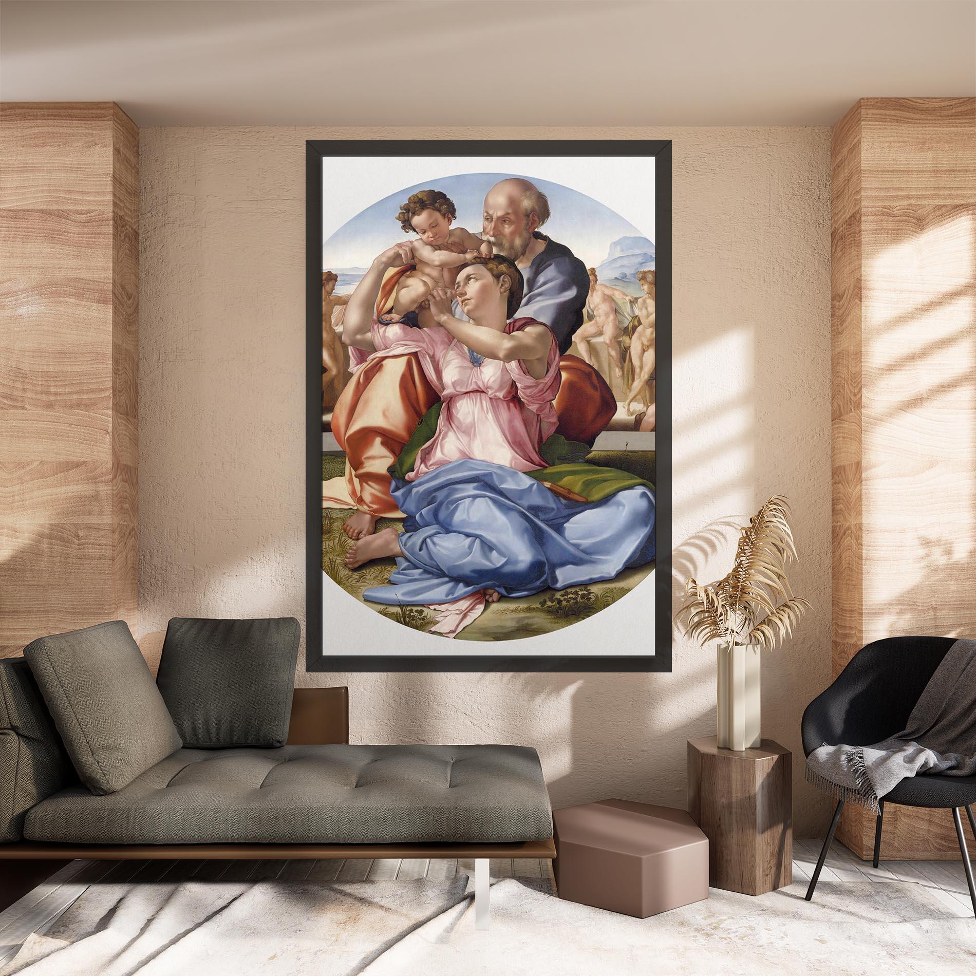 Vászonkép Doni Tondo mockup 8