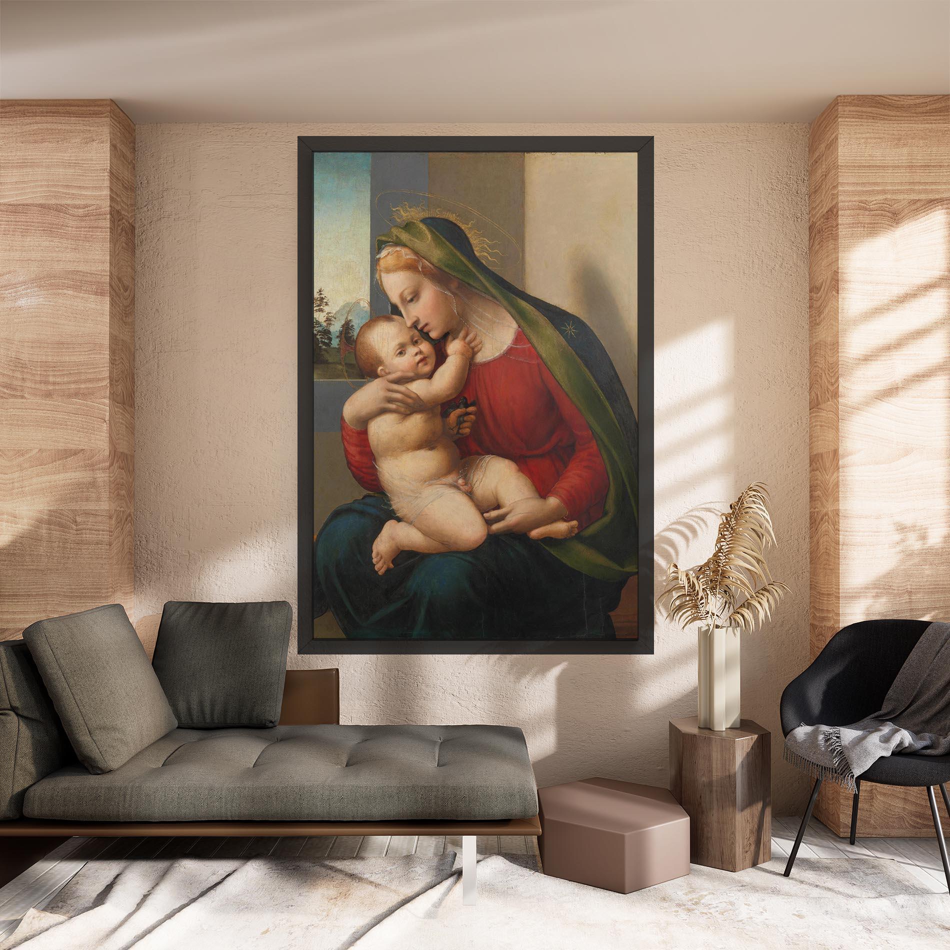 Vászonkép Madonna And Child mockup 8