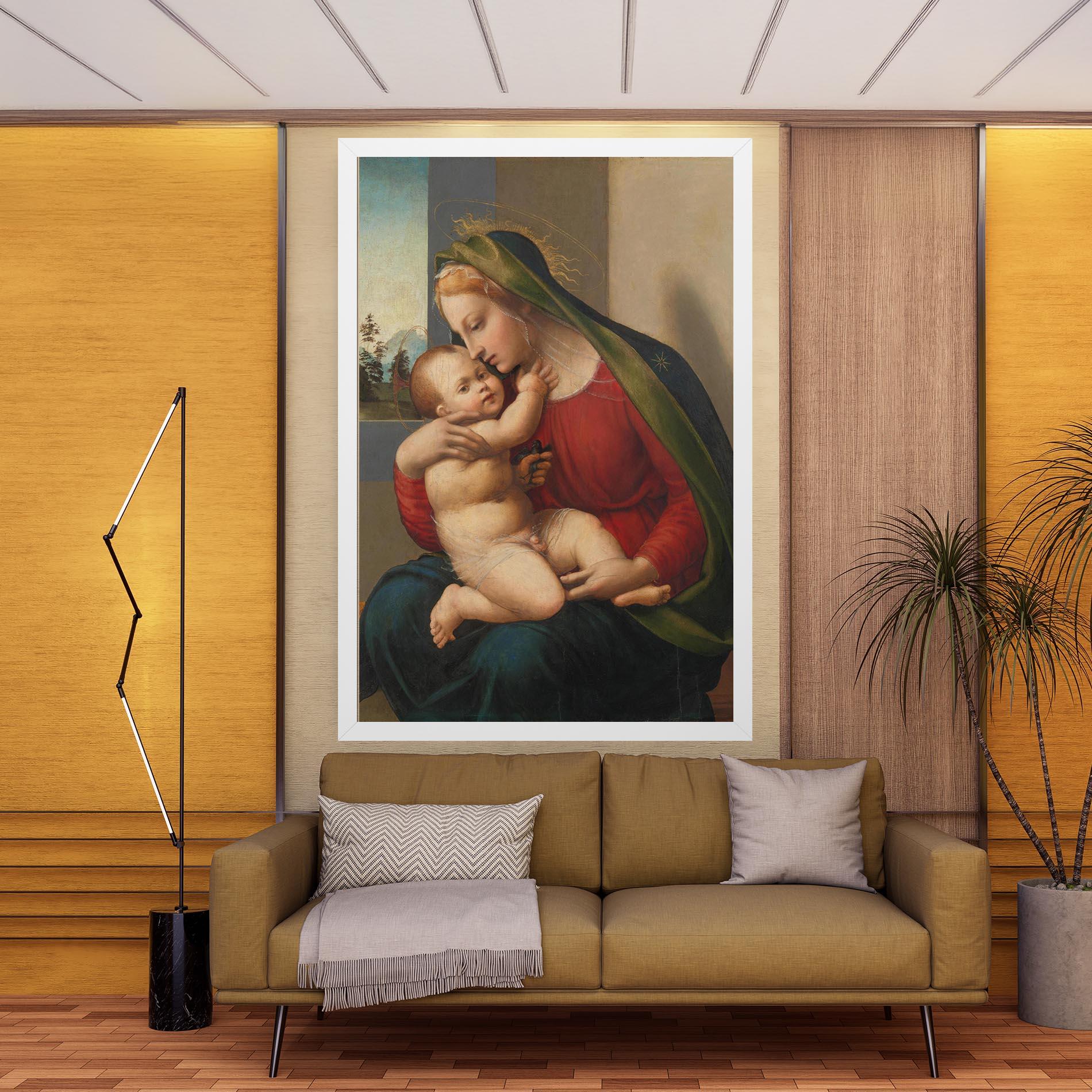 Vászonkép Madonna And Child mockup 9