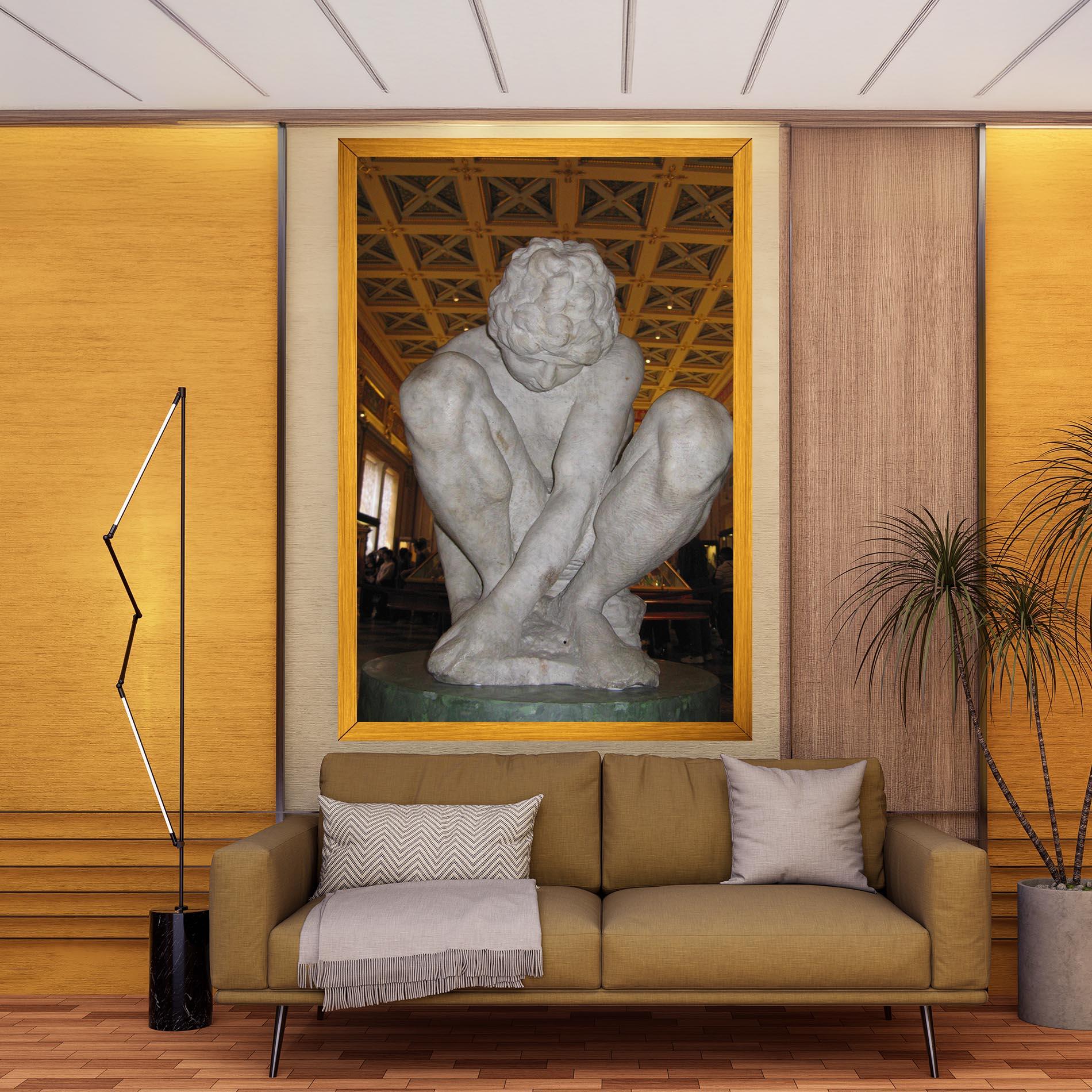 Vászonkép Crouching Boy mockup 9