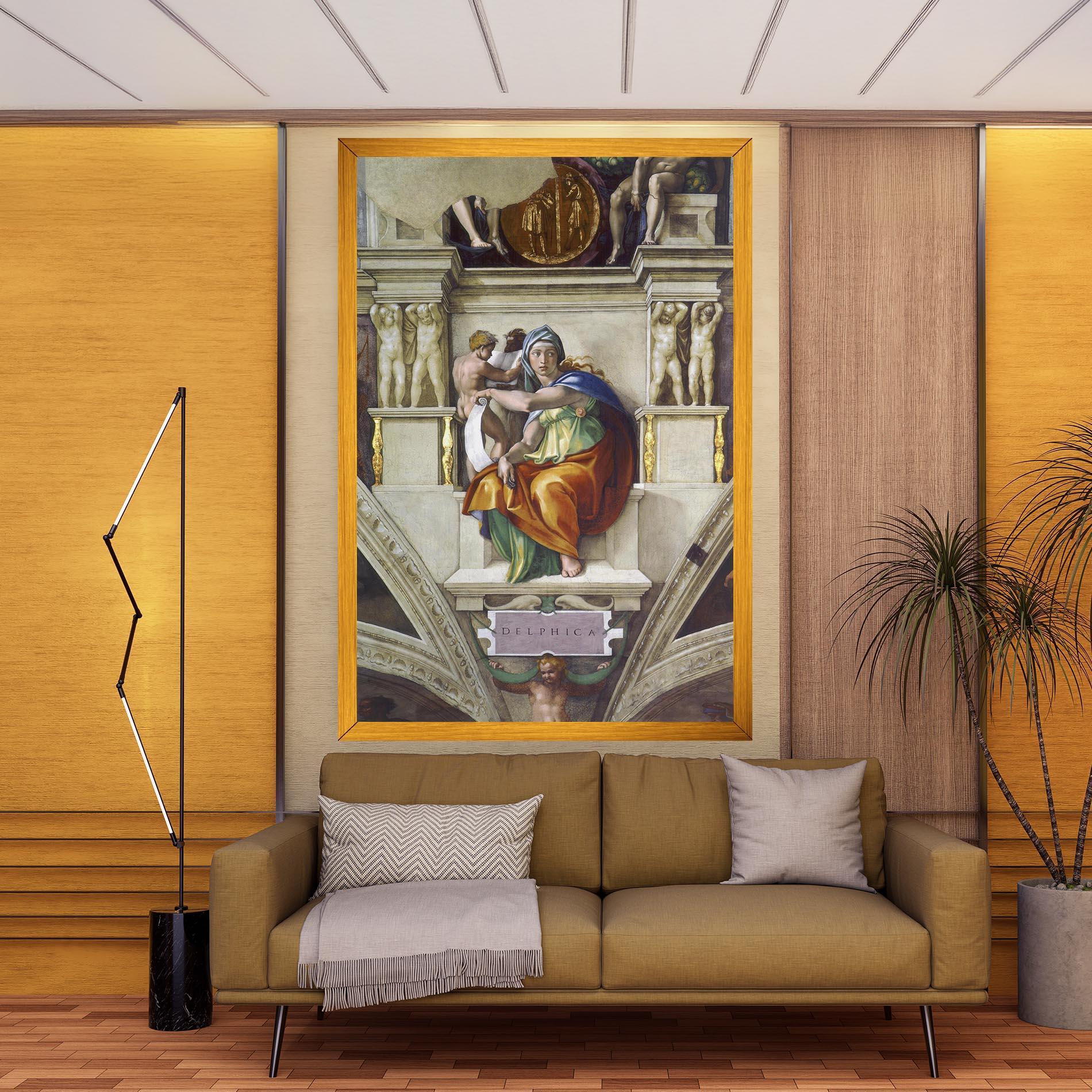 Vászonkép Delphic Sibyl mockup 9