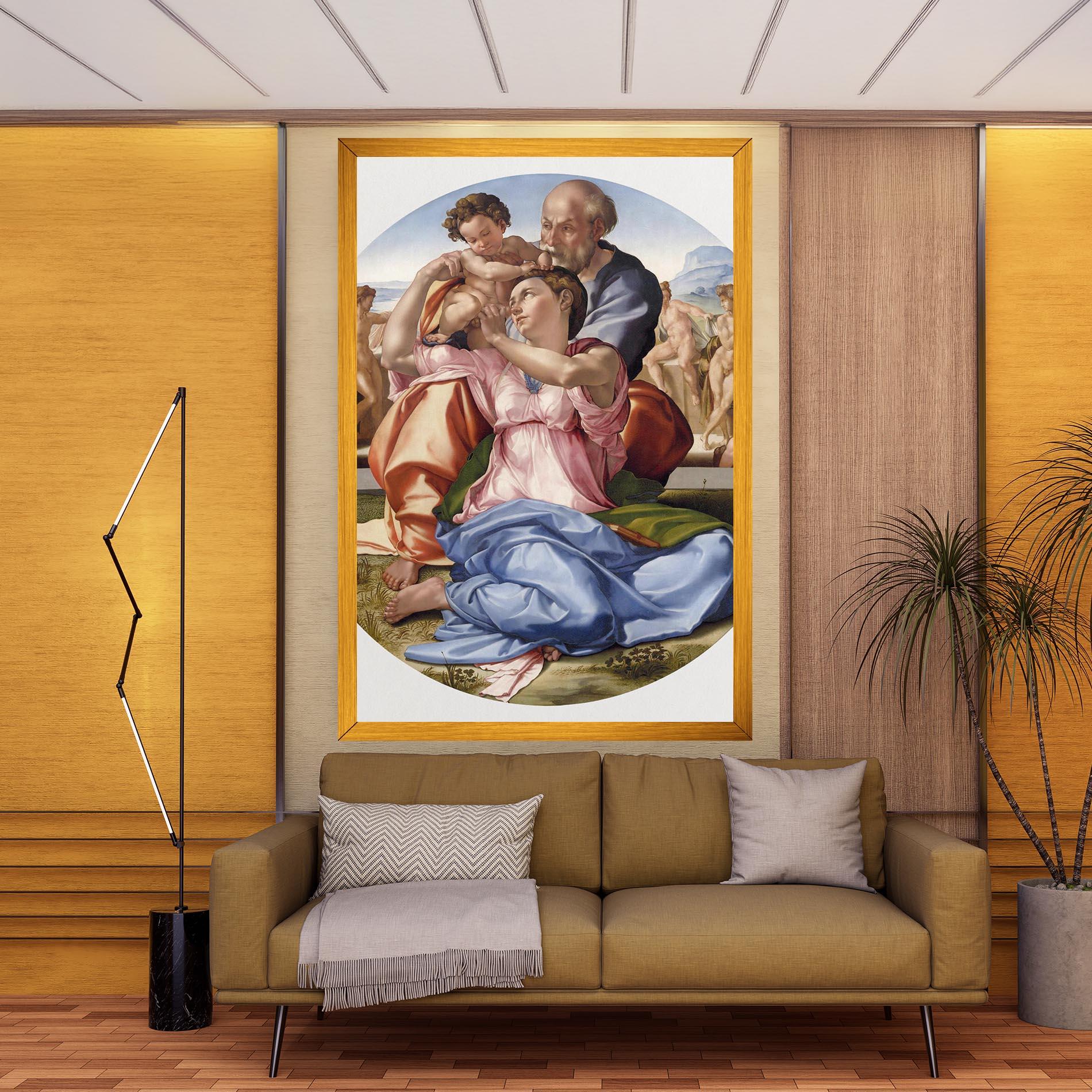 Vászonkép Doni Tondo mockup 9