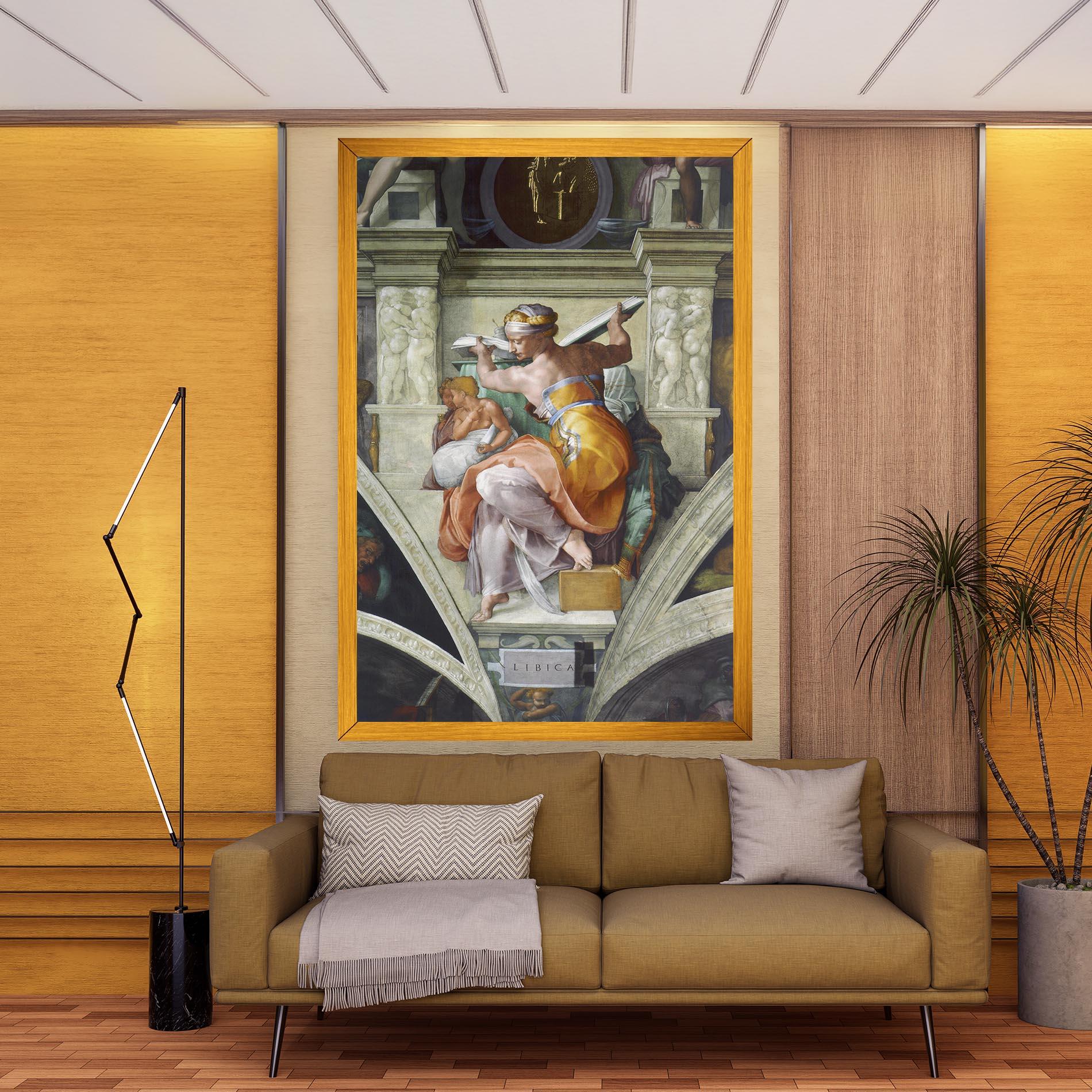 Vászonkép Libyan Sibyles mockup 9