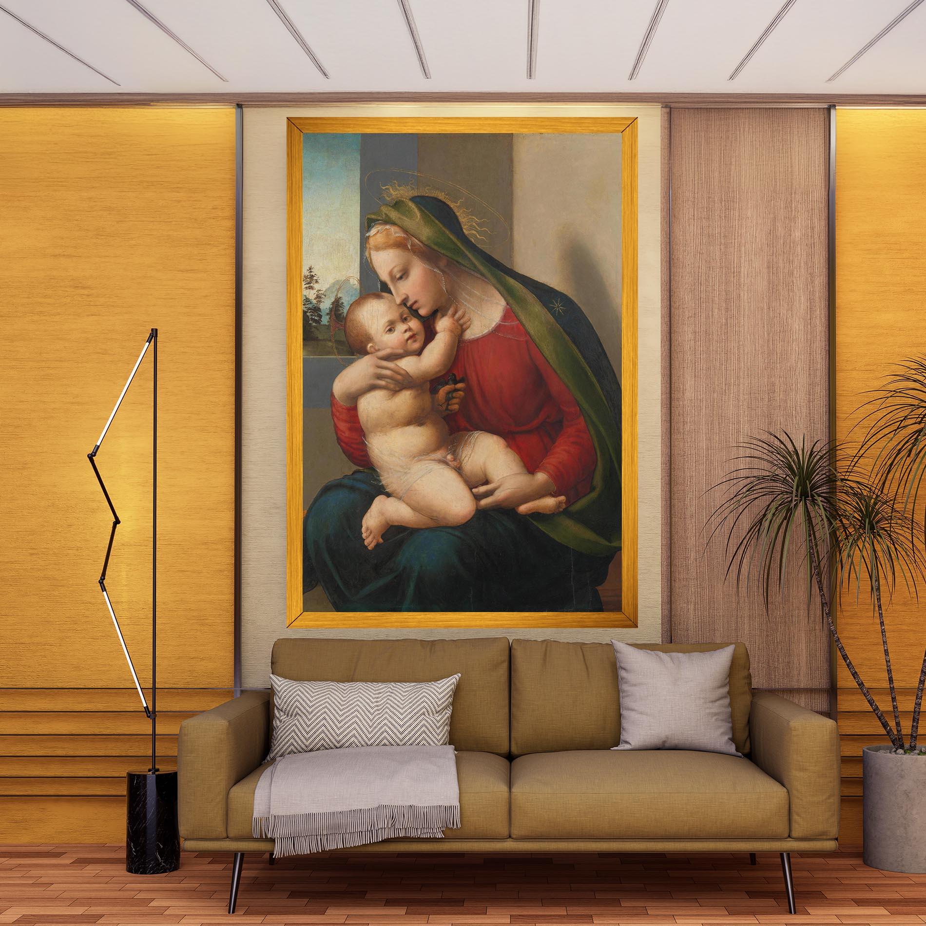 Vászonkép Madonna And Child mockup 9