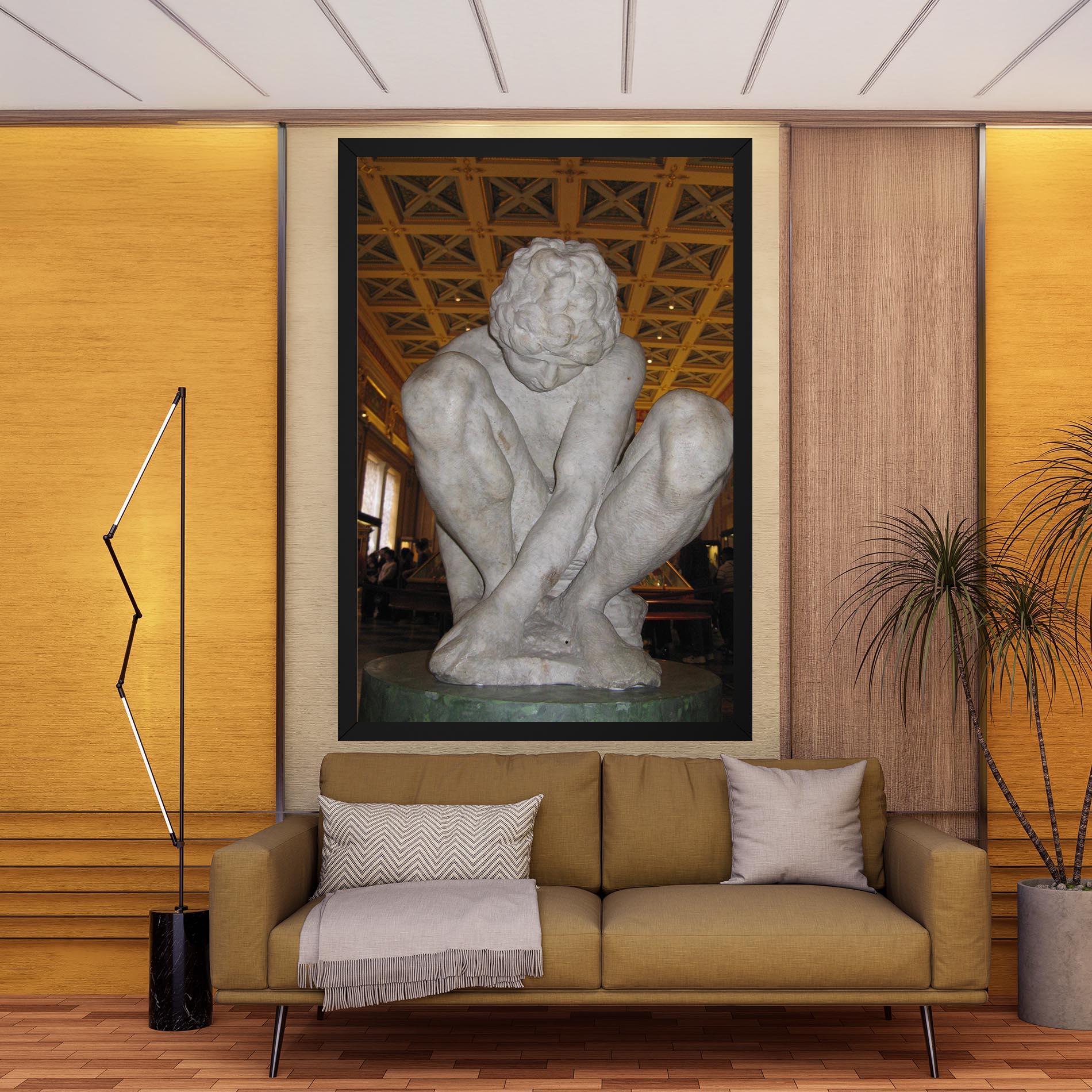 Vászonkép Crouching Boy mockup 9