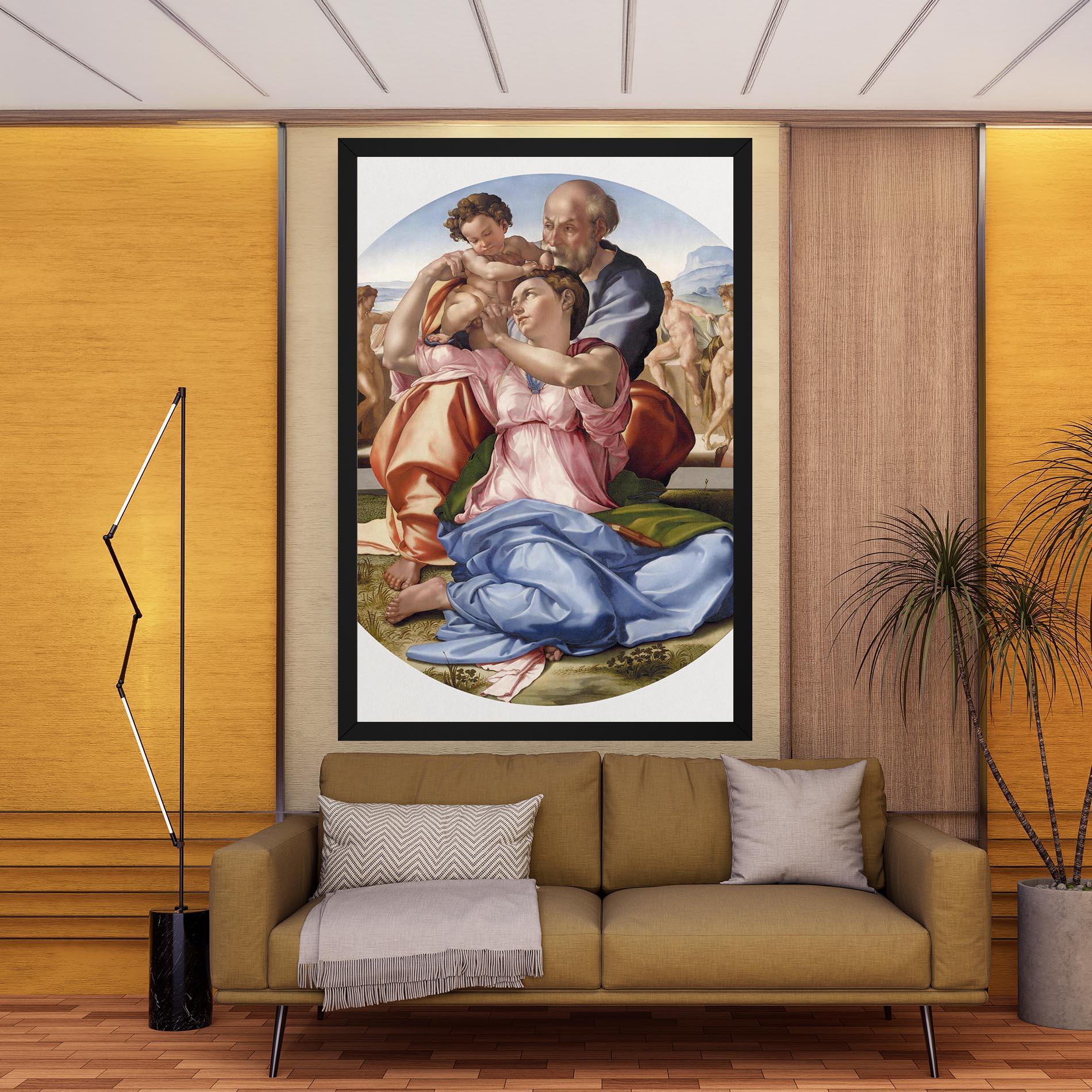 Vászonkép Doni Tondo mockup 9