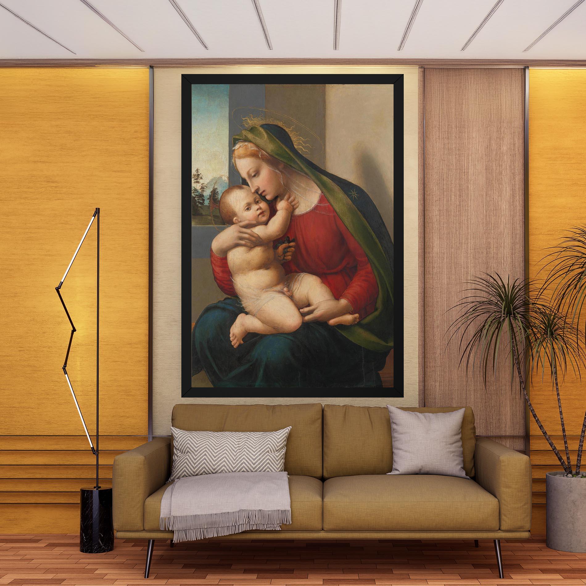 Vászonkép Madonna And Child mockup 9