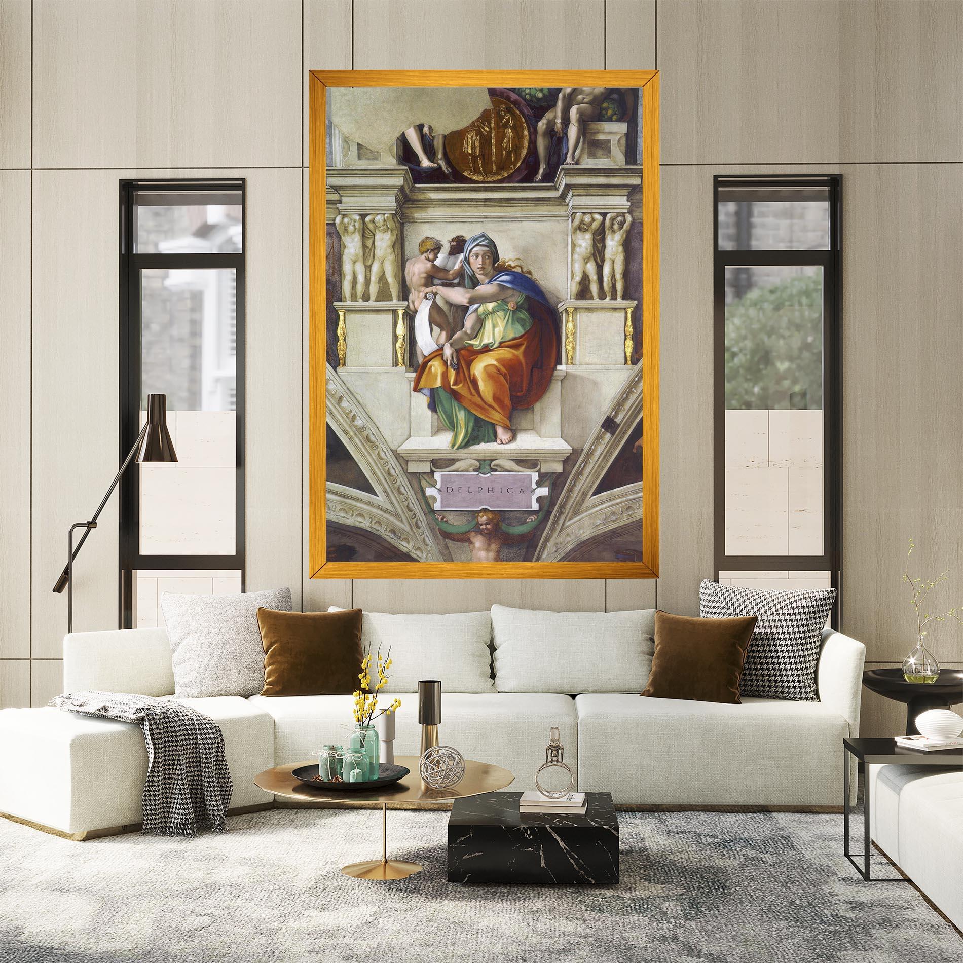 Vászonkép Delphic Sibyl mockup 2