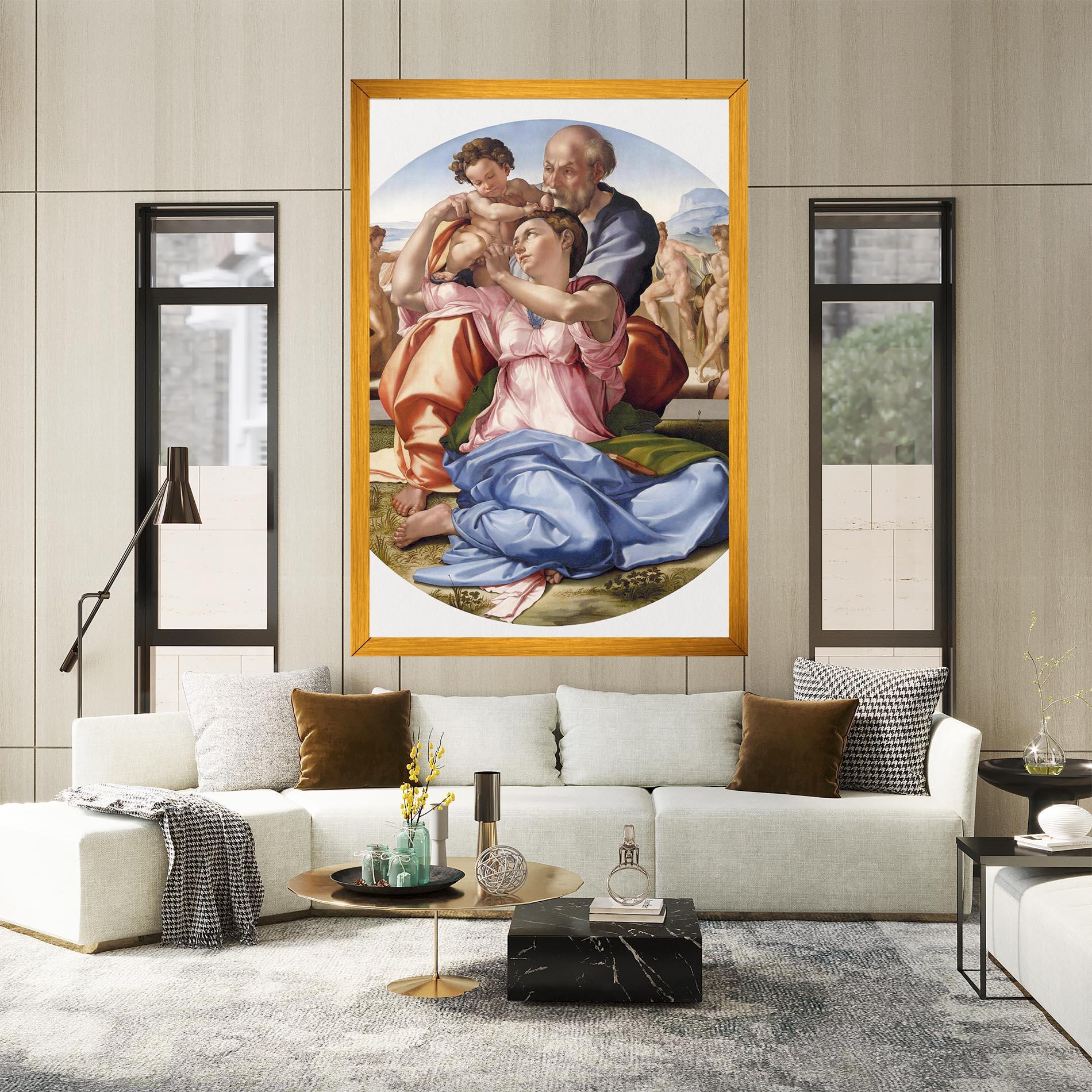 Vászonkép Doni Tondo mockup 2