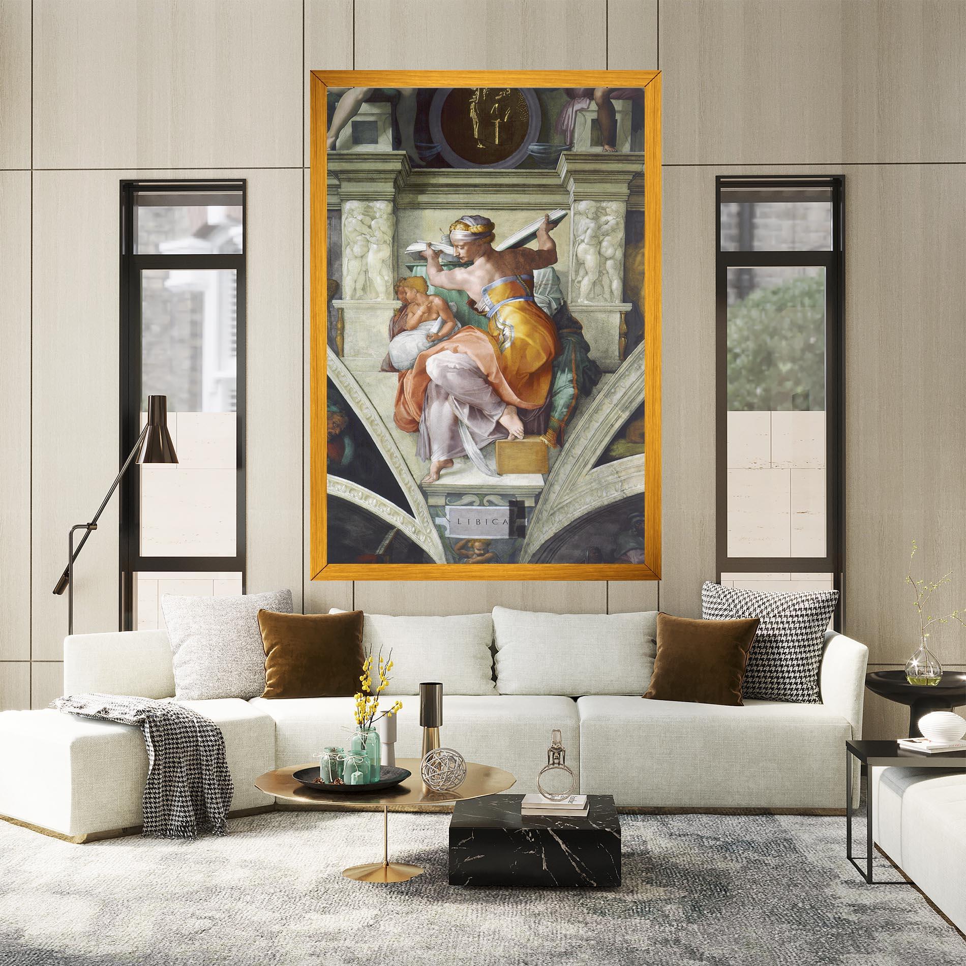 Vászonkép Libyan Sibyles mockup 2