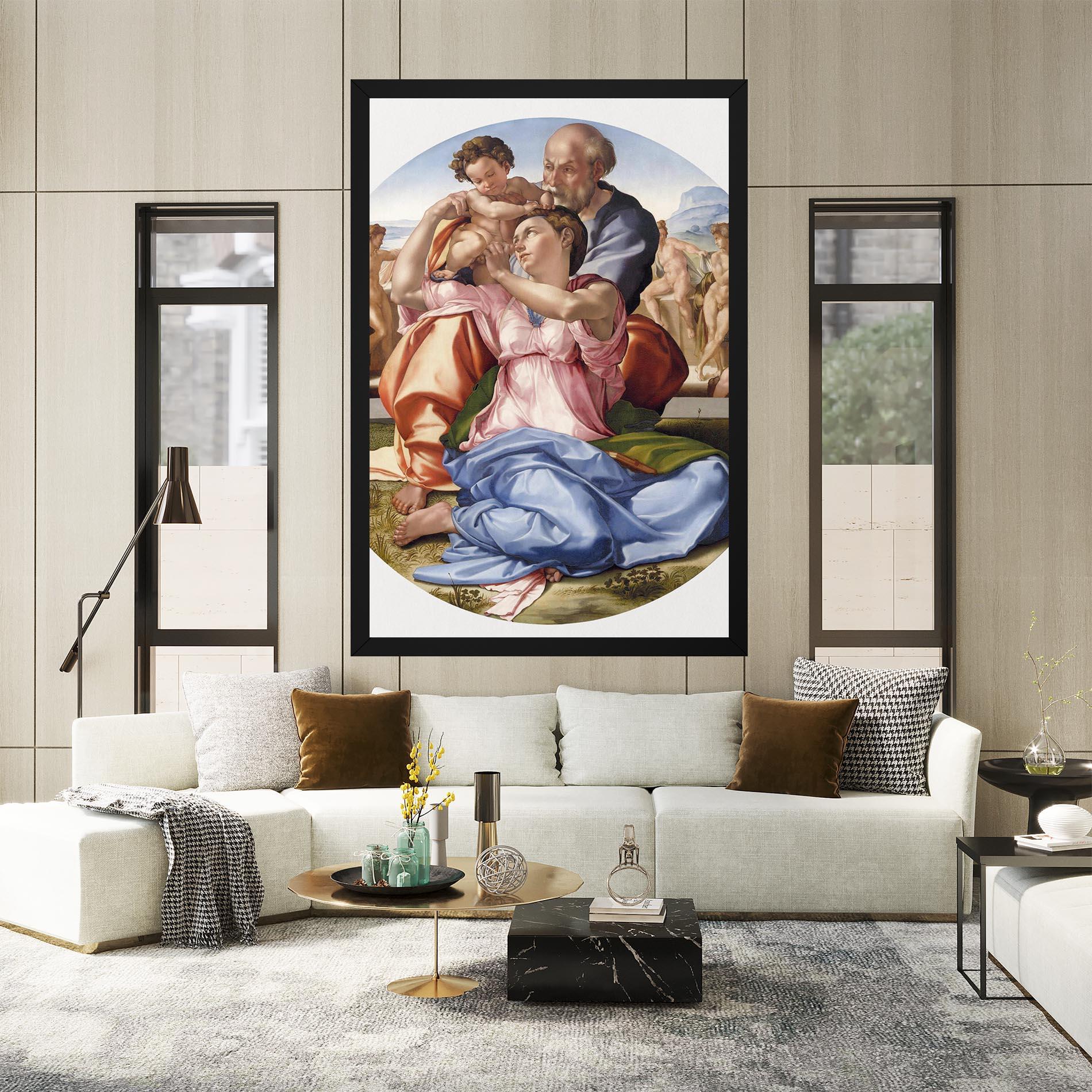 Vászonkép Doni Tondo mockup 2