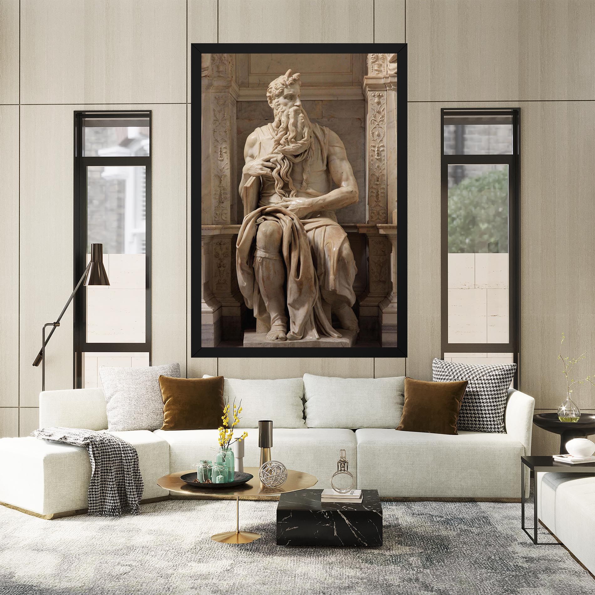 Statue Moses mockup 2