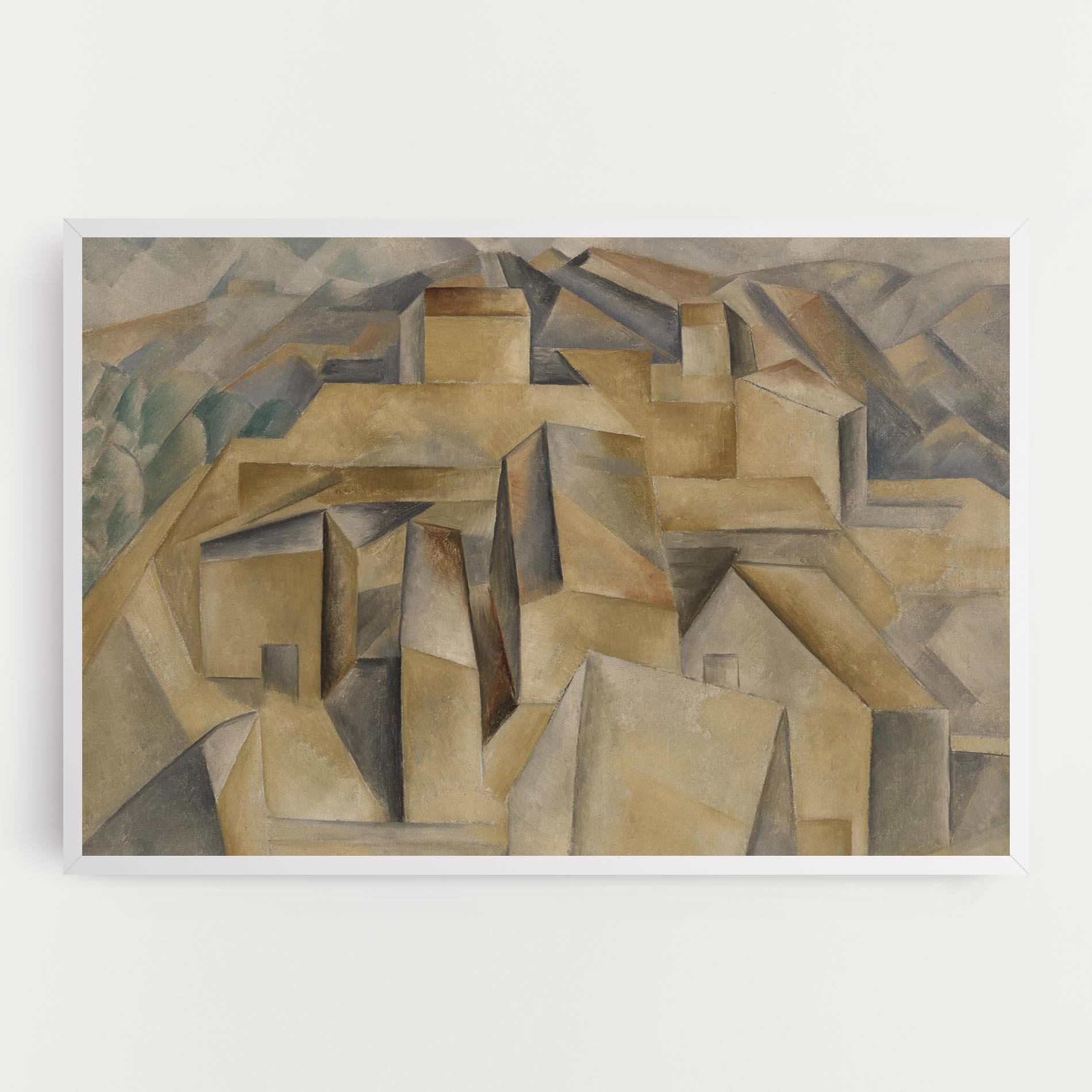 Vászonkép Houses On The Hill mockup 0