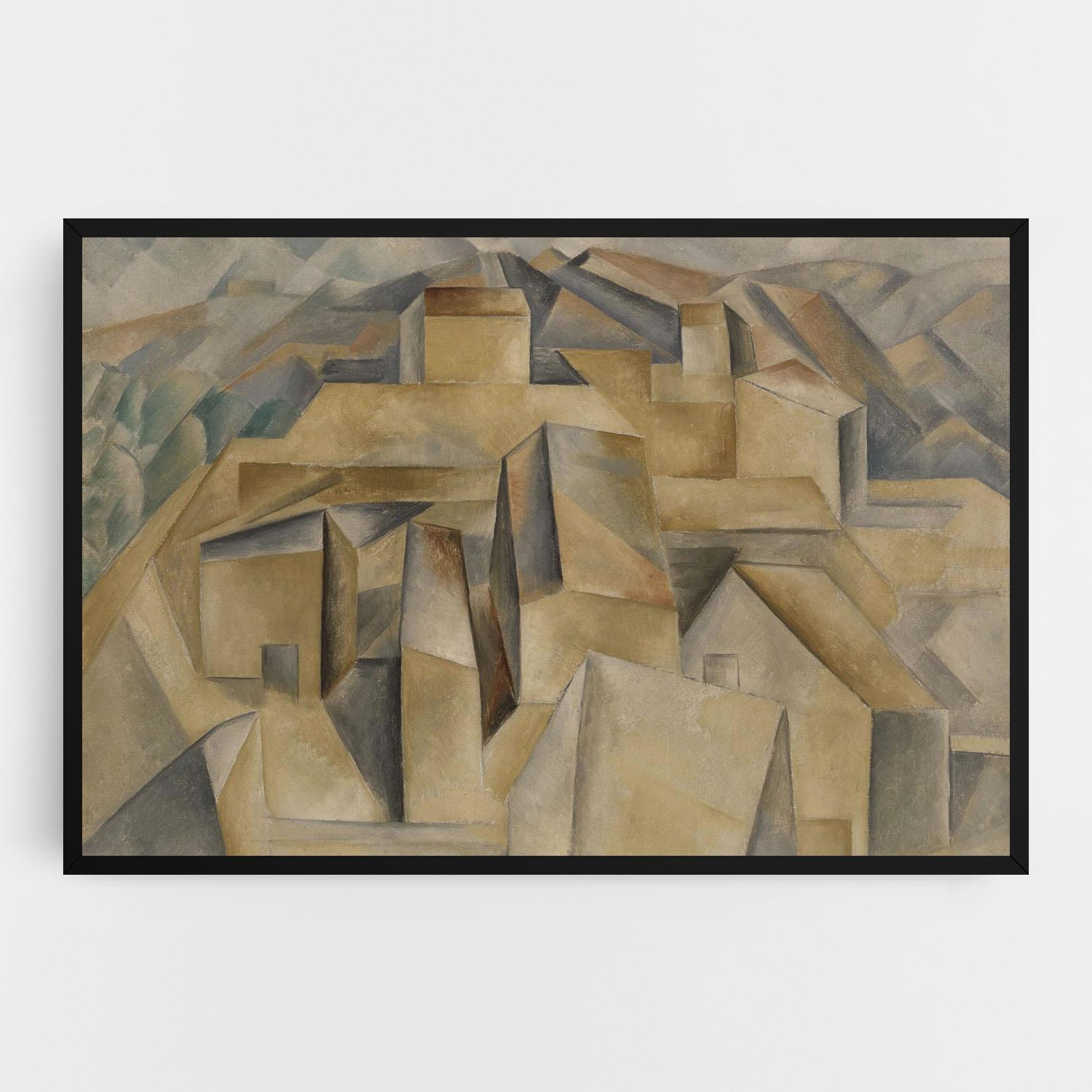 Vászonkép Houses On The Hill mockup 0