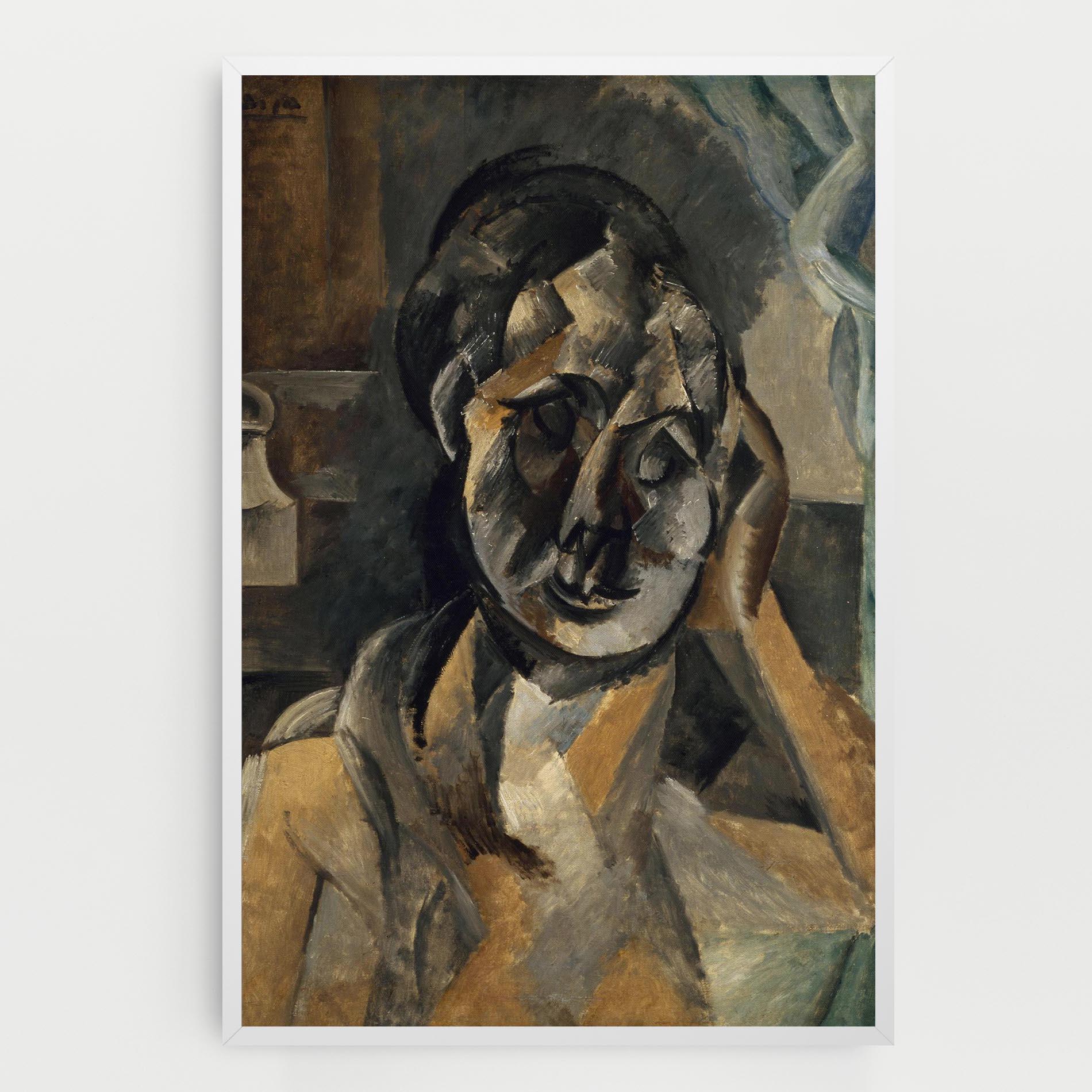 Vászonkép Woman With Mustard mockup 0