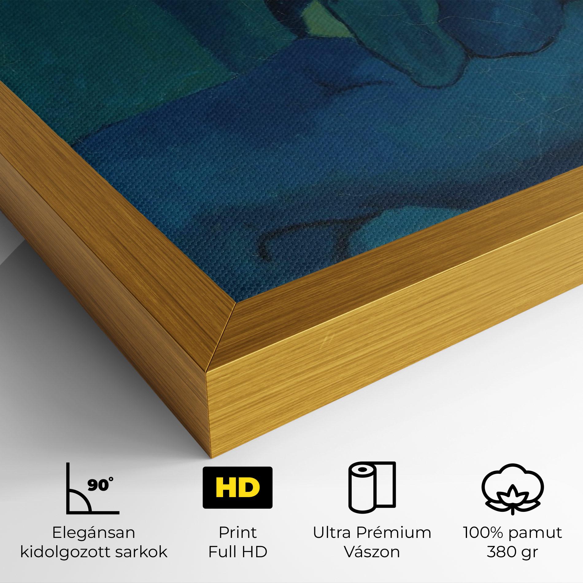 Vászonkép Femme Assise mockup 4