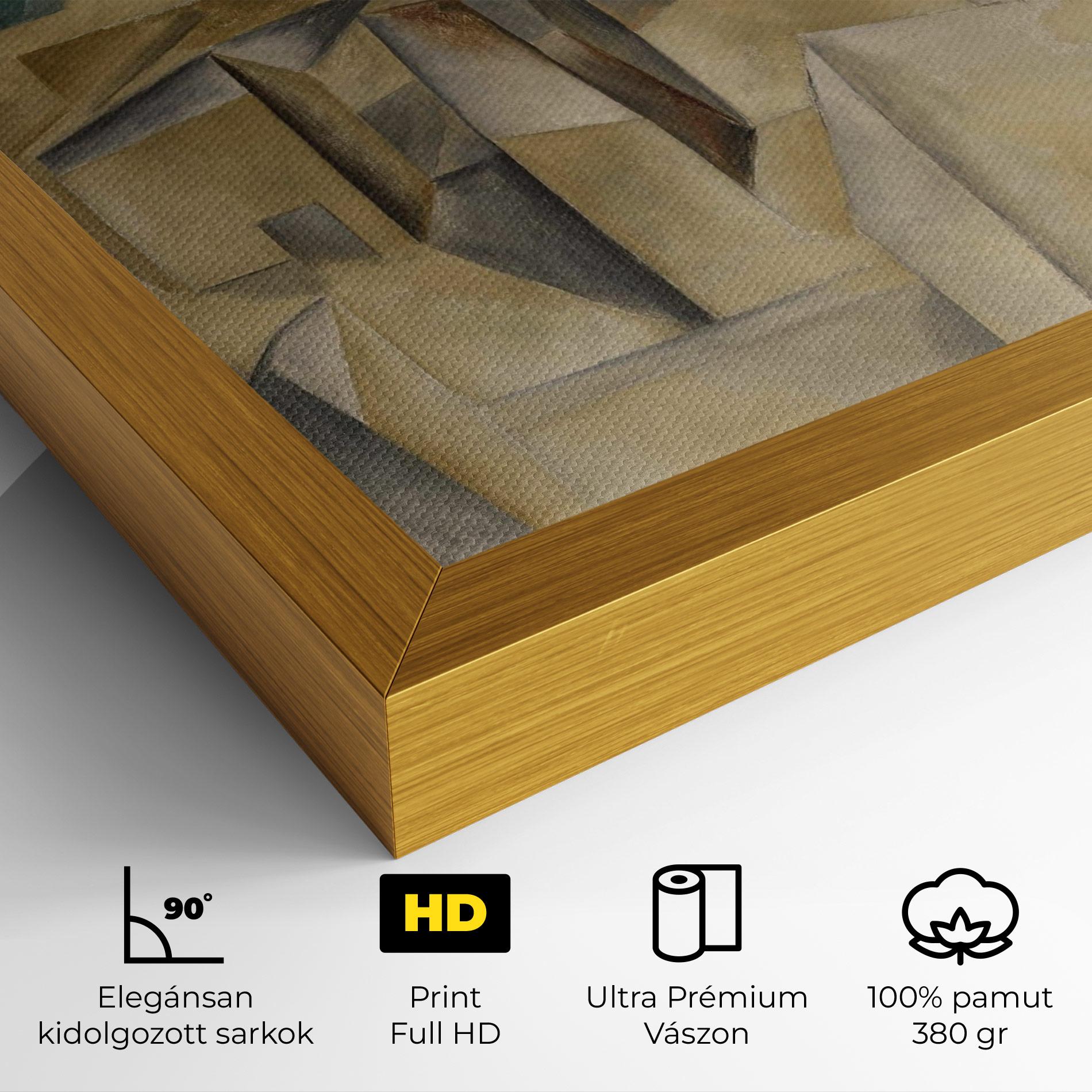 Vászonkép Houses On The Hill mockup 4