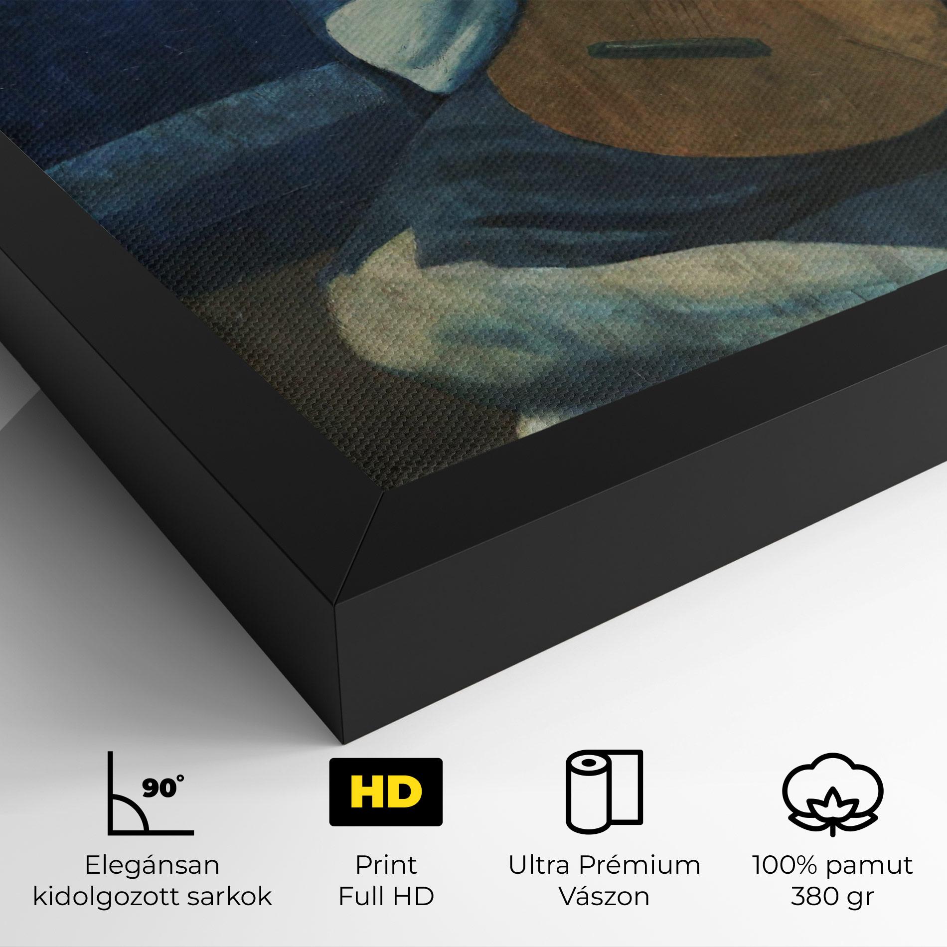 Vászonkép Old Guitarist mockup 4