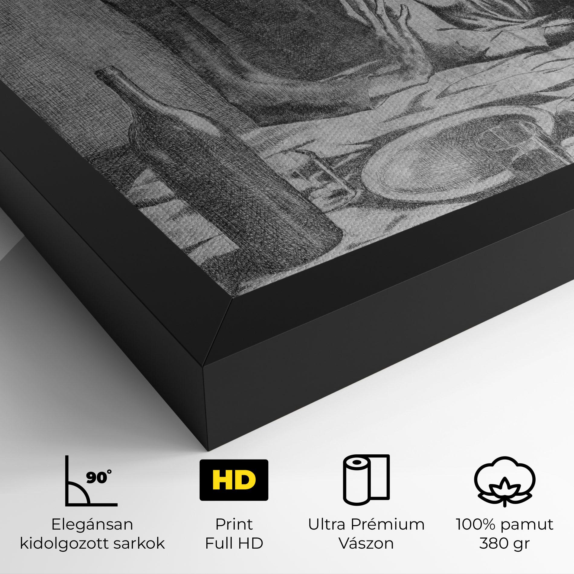 Vászonkép The Frugal Repast mockup 4