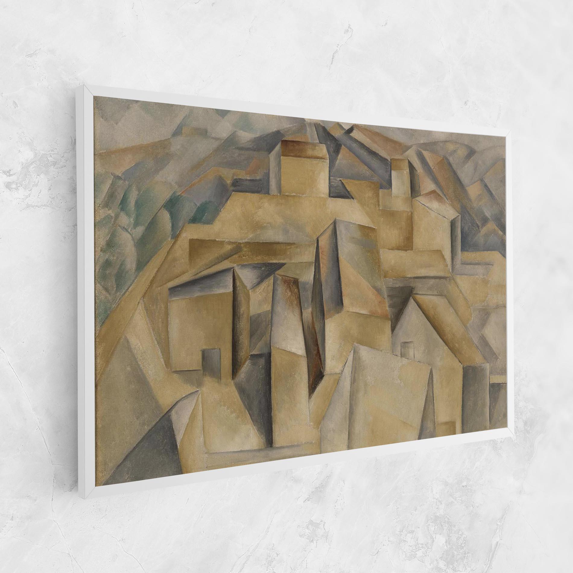 Vászonkép Houses On The Hill mockup 1