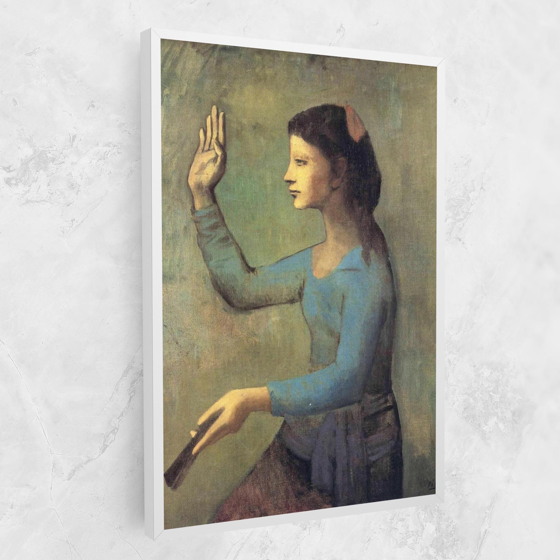 Lady With A Fan mockup 1