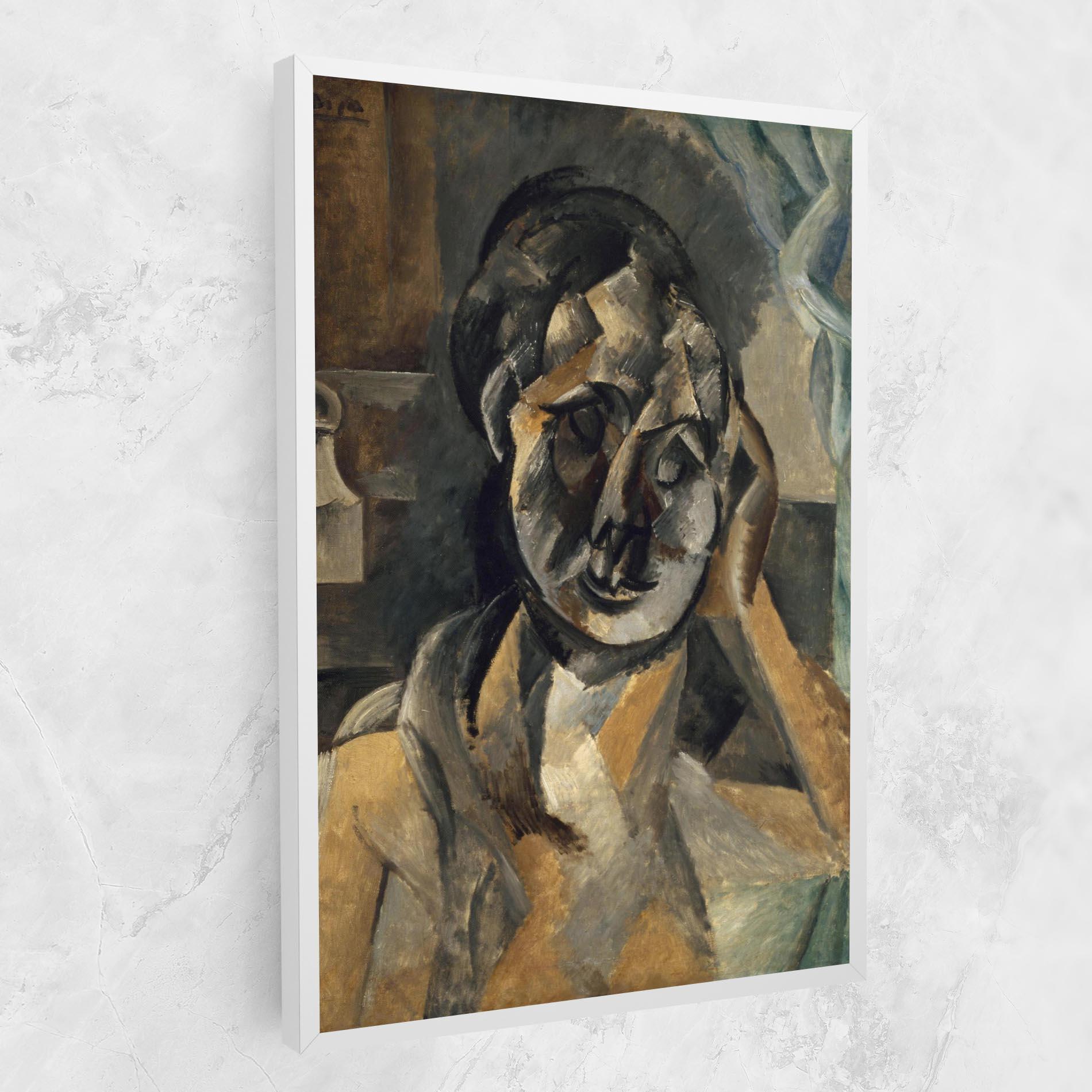 Vászonkép Woman With Mustard mockup 1