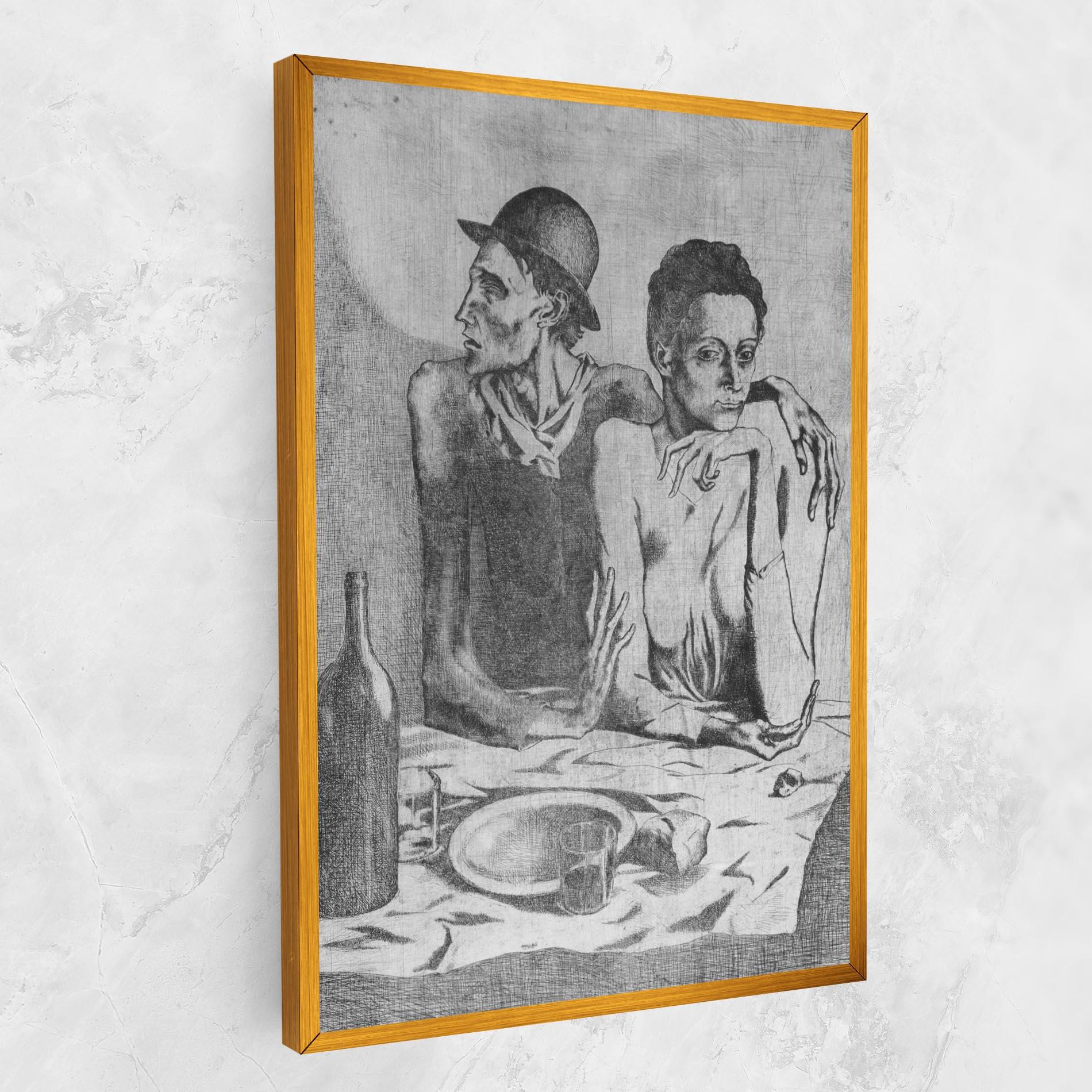 Vászonkép The Frugal Repast mockup 1