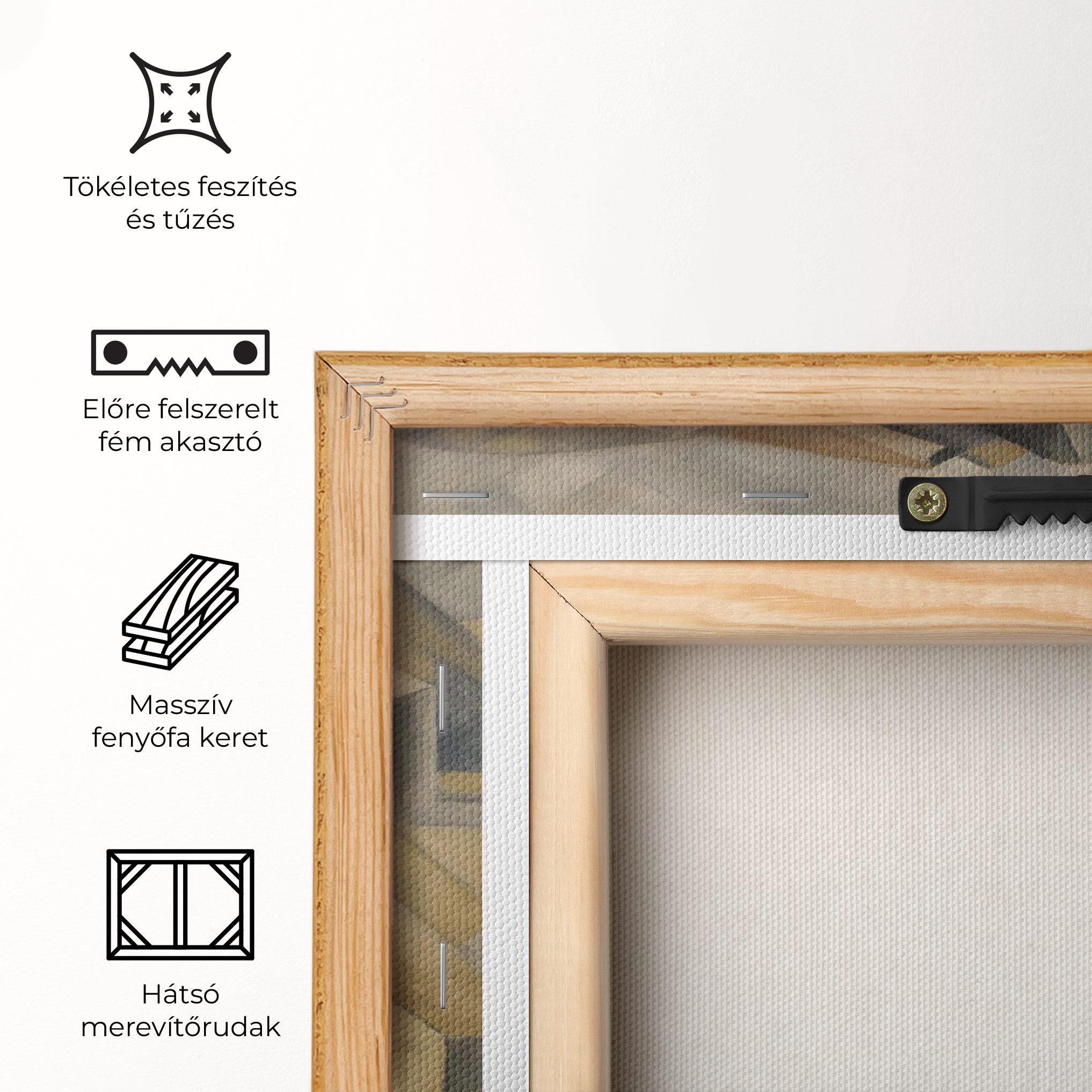 Vászonkép Houses On The Hill mockup 5