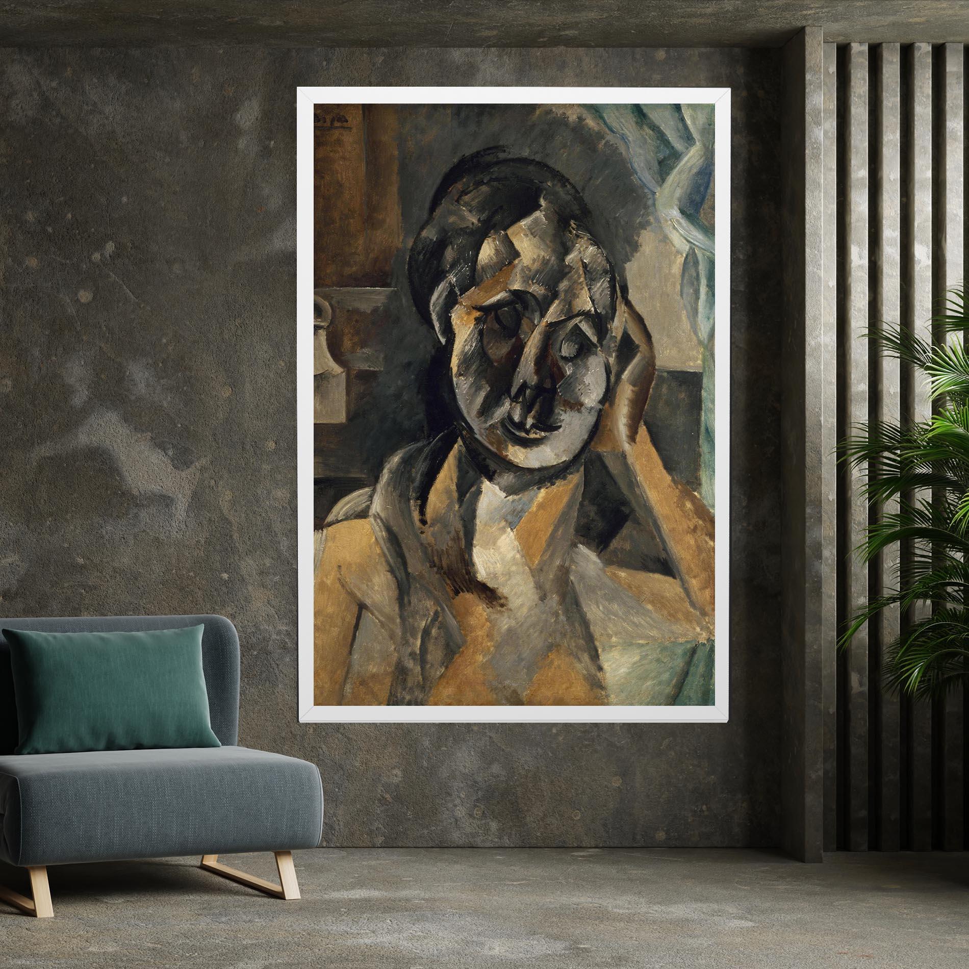 Vászonkép Woman With Mustard mockup 7