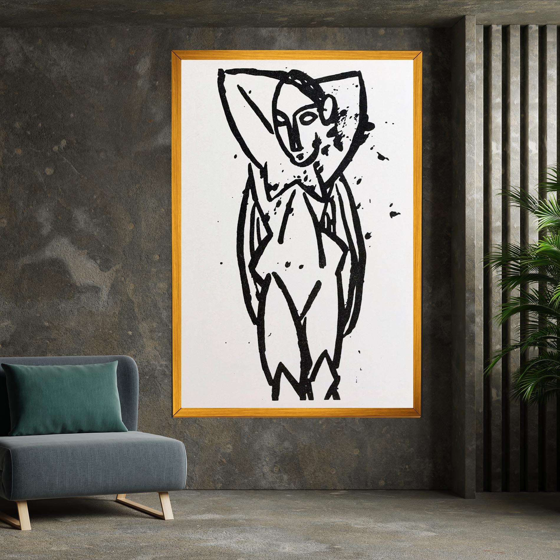 Vászonkép Nude mockup 7