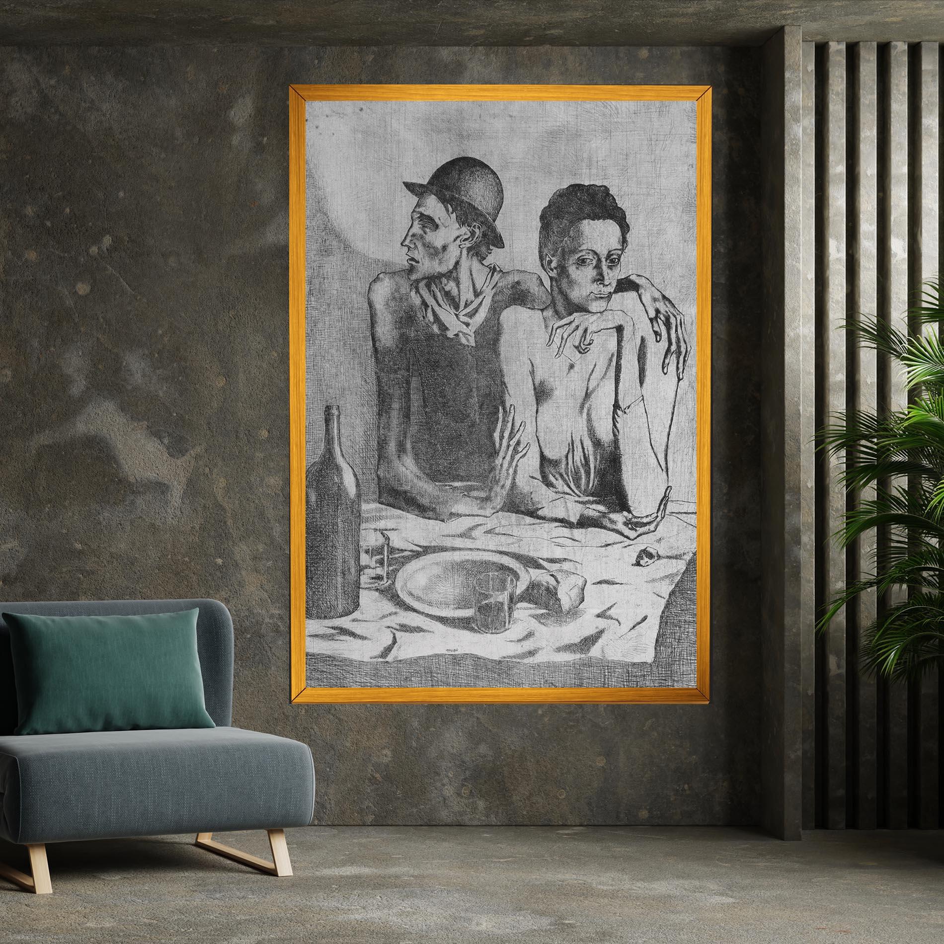 Vászonkép The Frugal Repast mockup 7