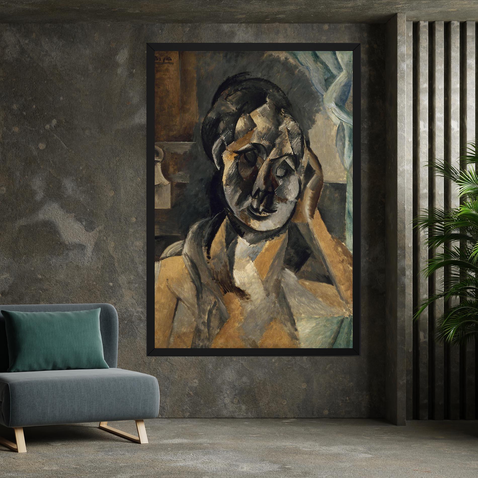 Vászonkép Woman With Mustard mockup 7