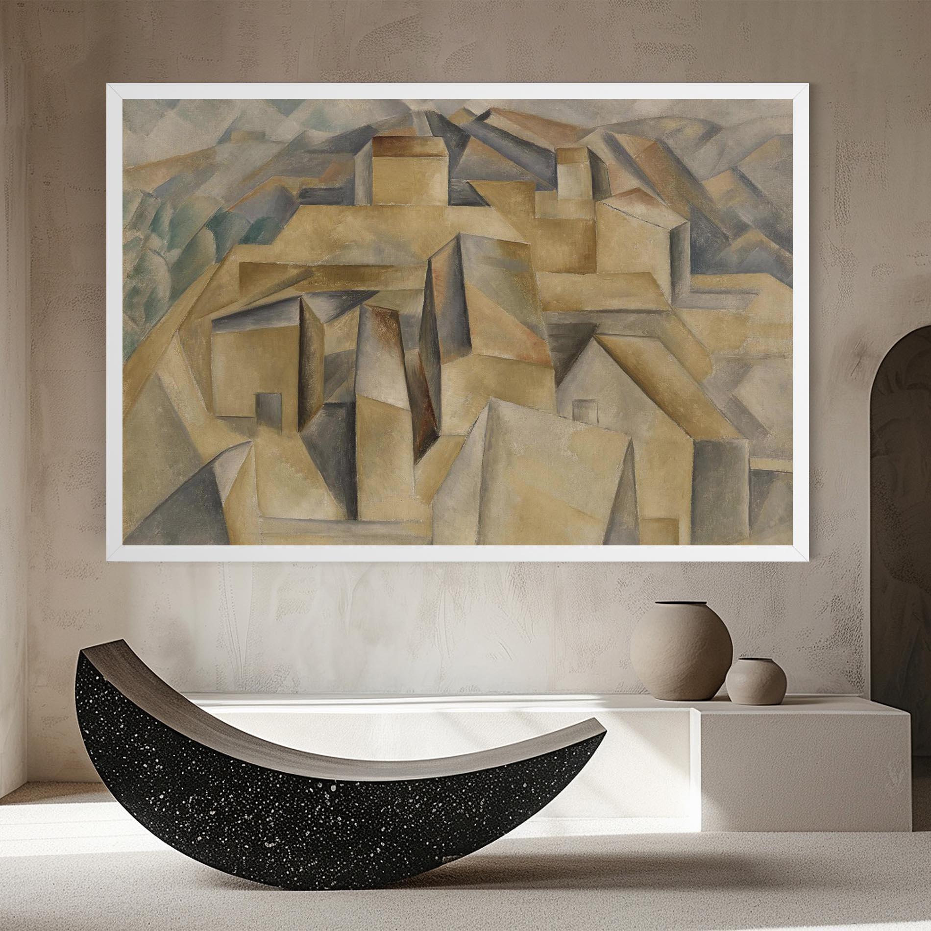 Vászonkép Houses On The Hill mockup 8