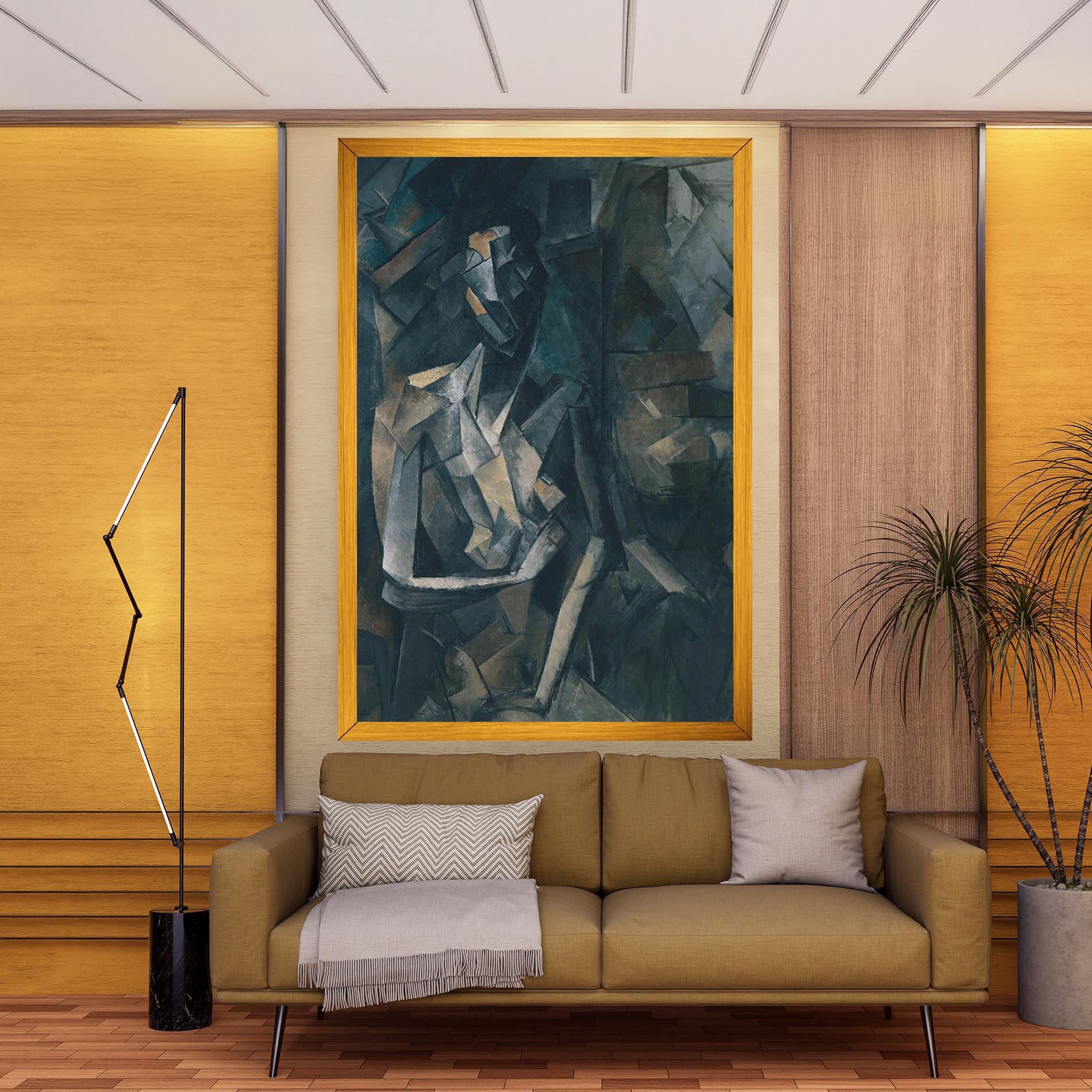 Vászonkép Dans Un Fauteuil mockup 9