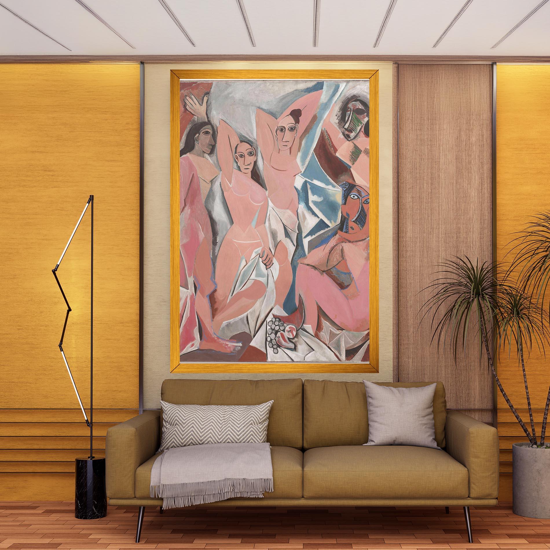 Vászonkép Les Demoiselles mockup 9