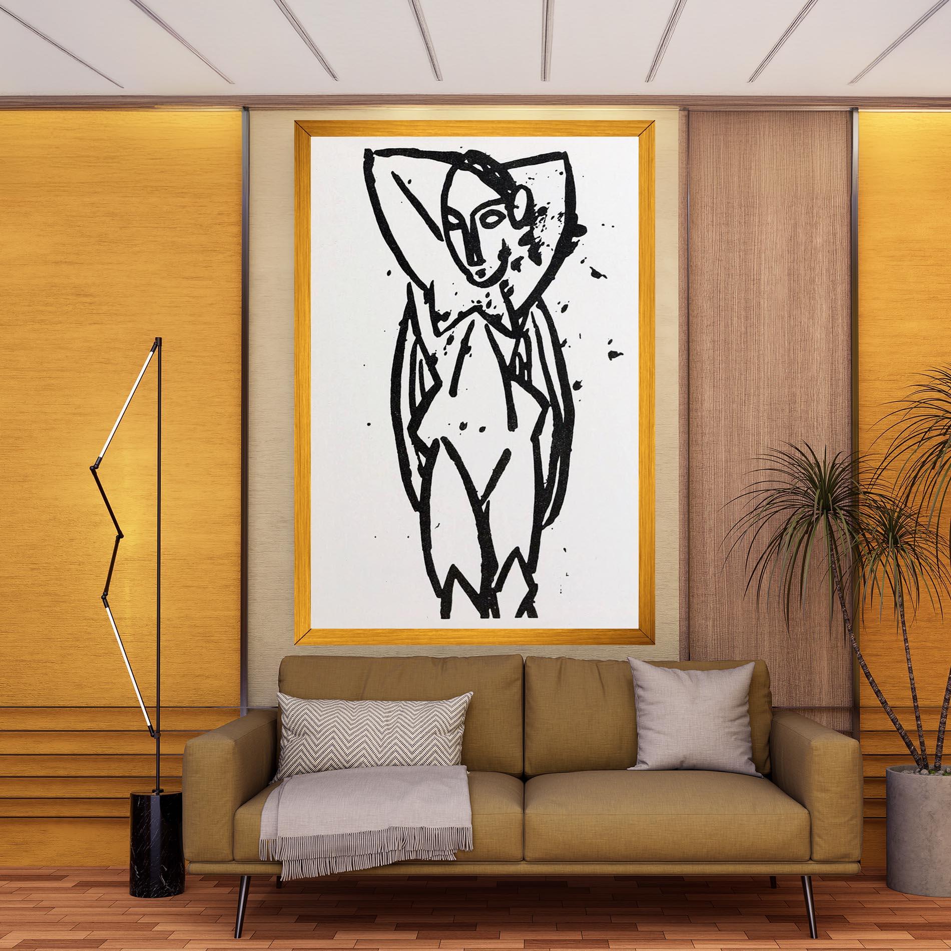 Vászonkép Nude mockup 9