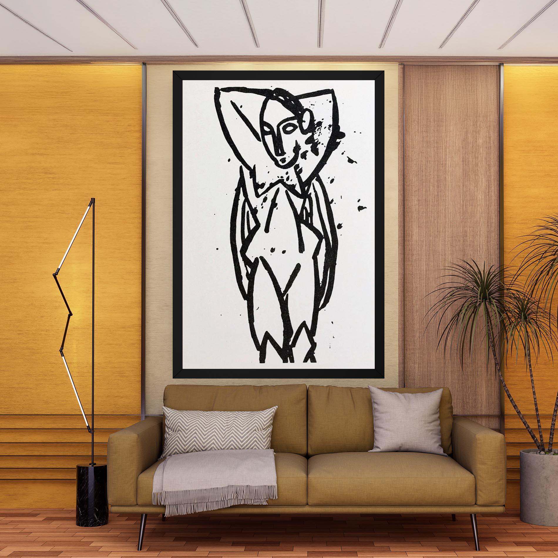 Vászonkép Nude mockup 9